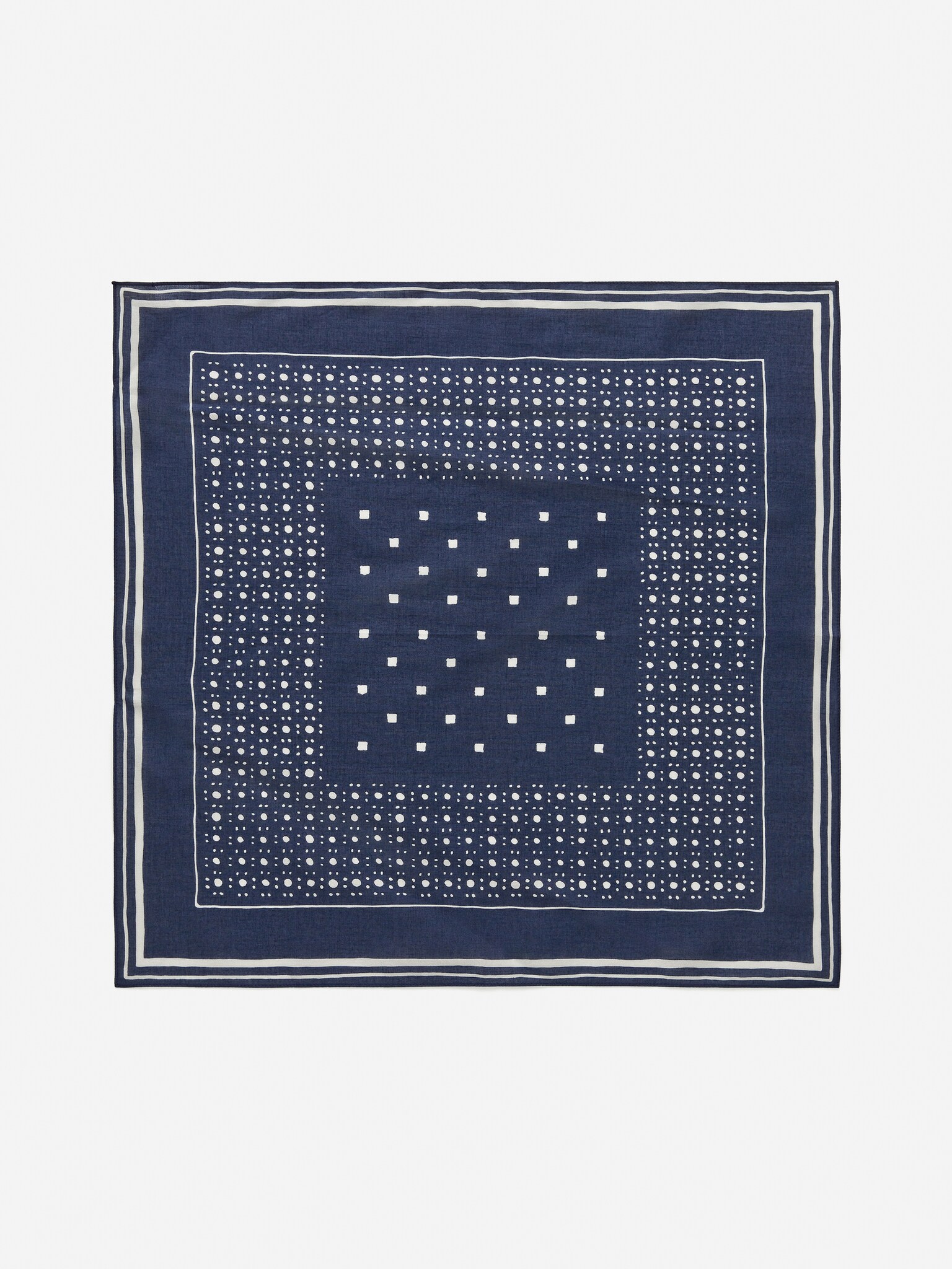 Printed Scarf - Blue