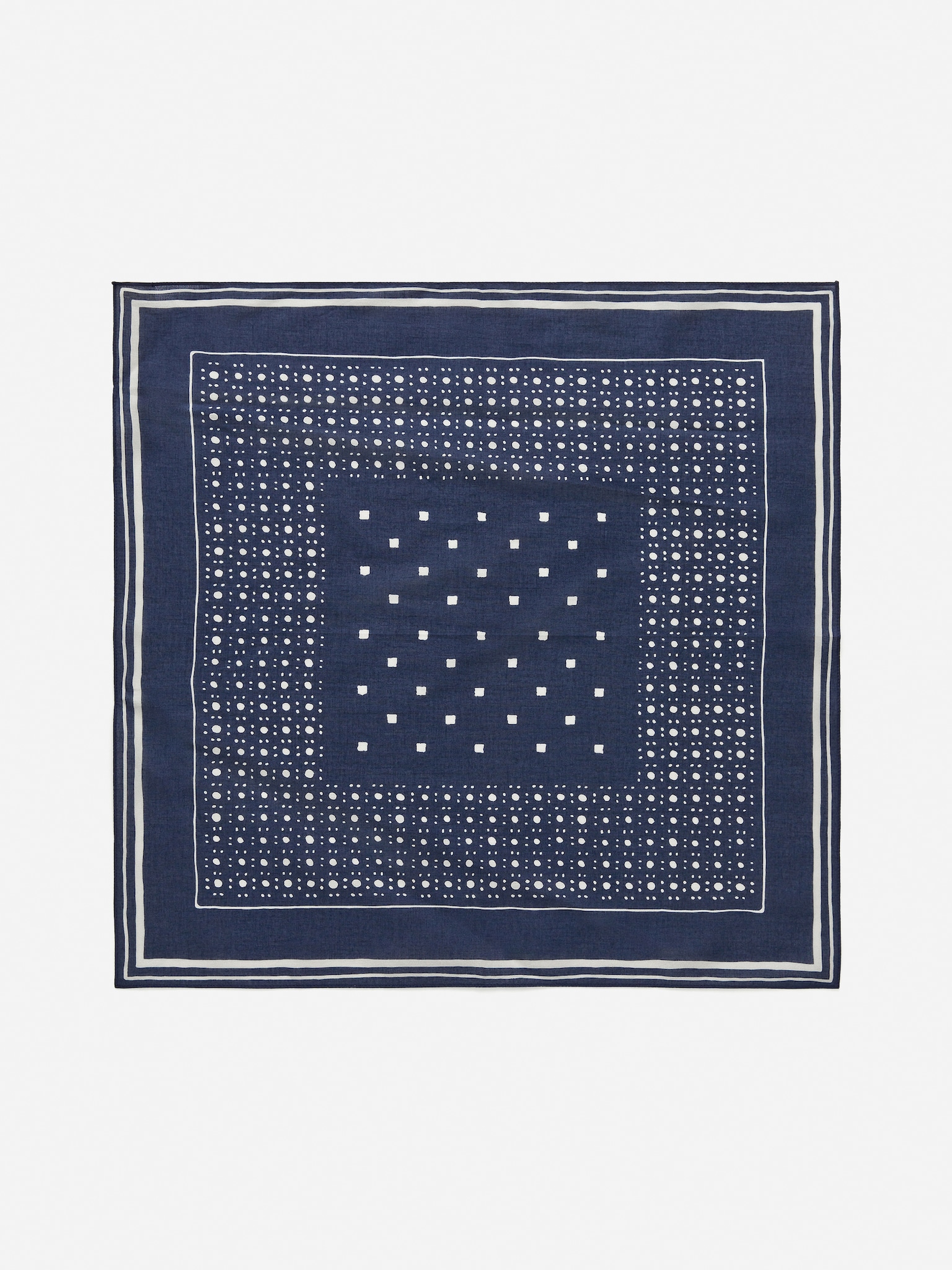 Écharpe imprimée - Bleu - 2