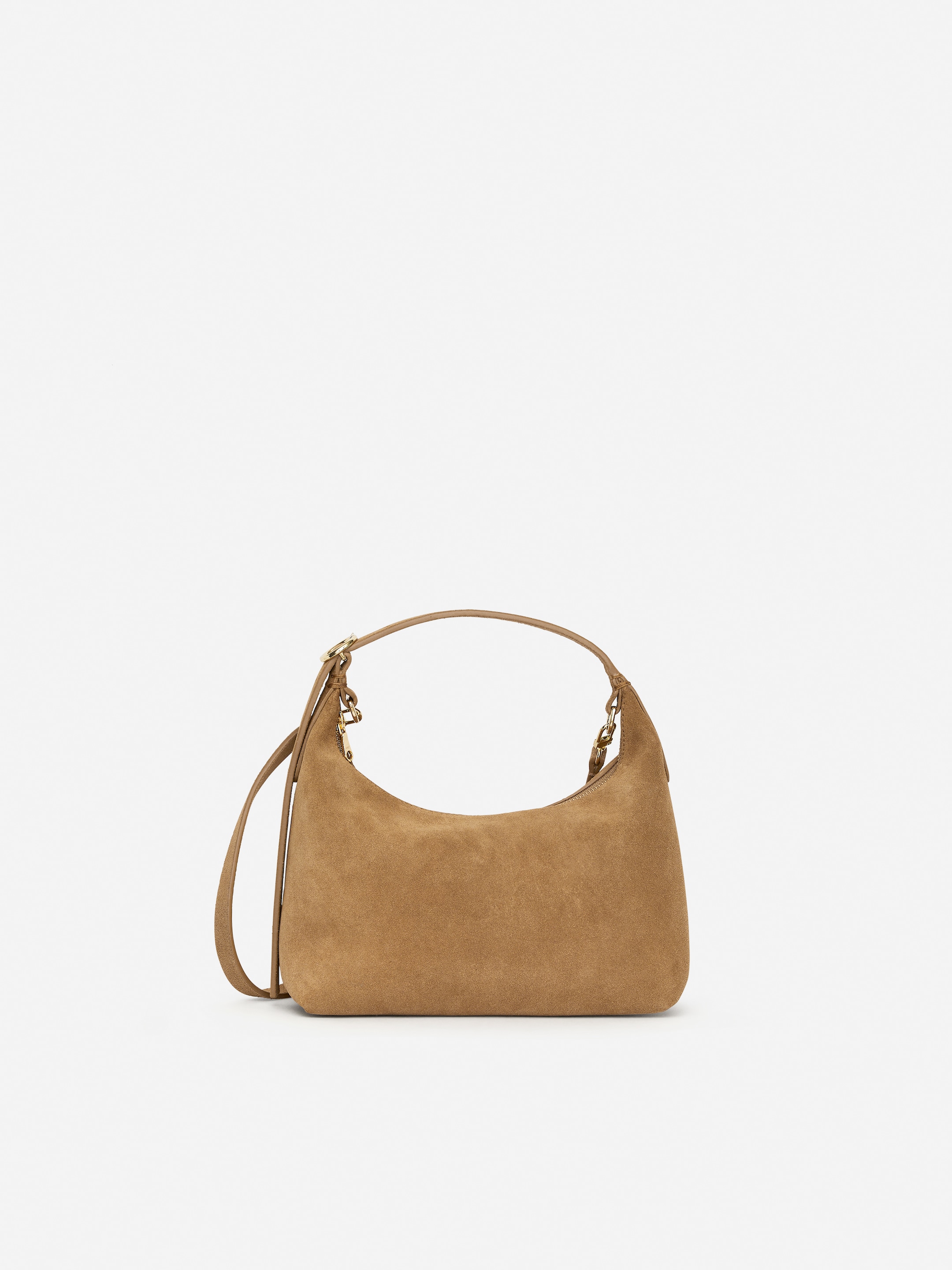 Split Suede Bag-#A98968-15882