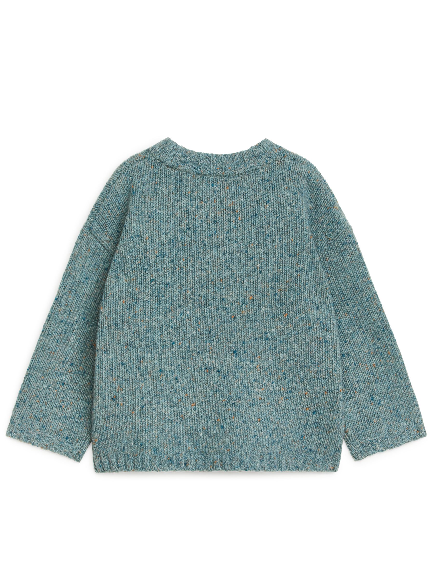 Pullover aus Noppenwollmischung - Dusty Turquoise - Regular Fit - Kinder - StillMedia/DescriptiveStillLife - 3