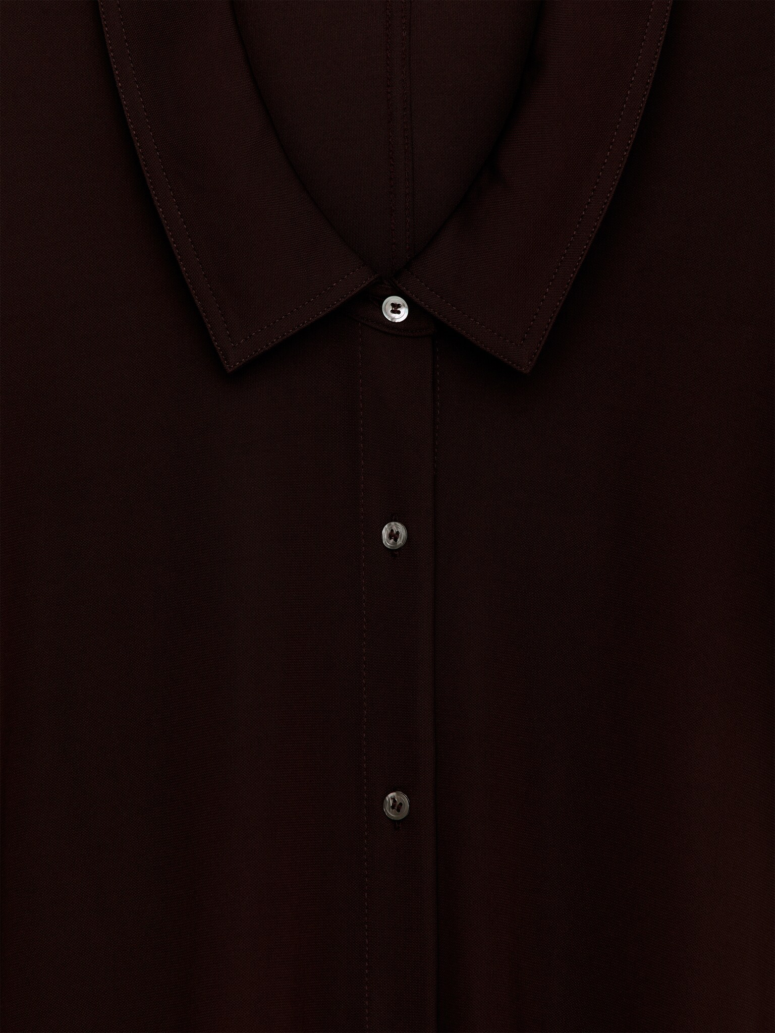 Chemise fluide en jersey - Rouge foncé - 4