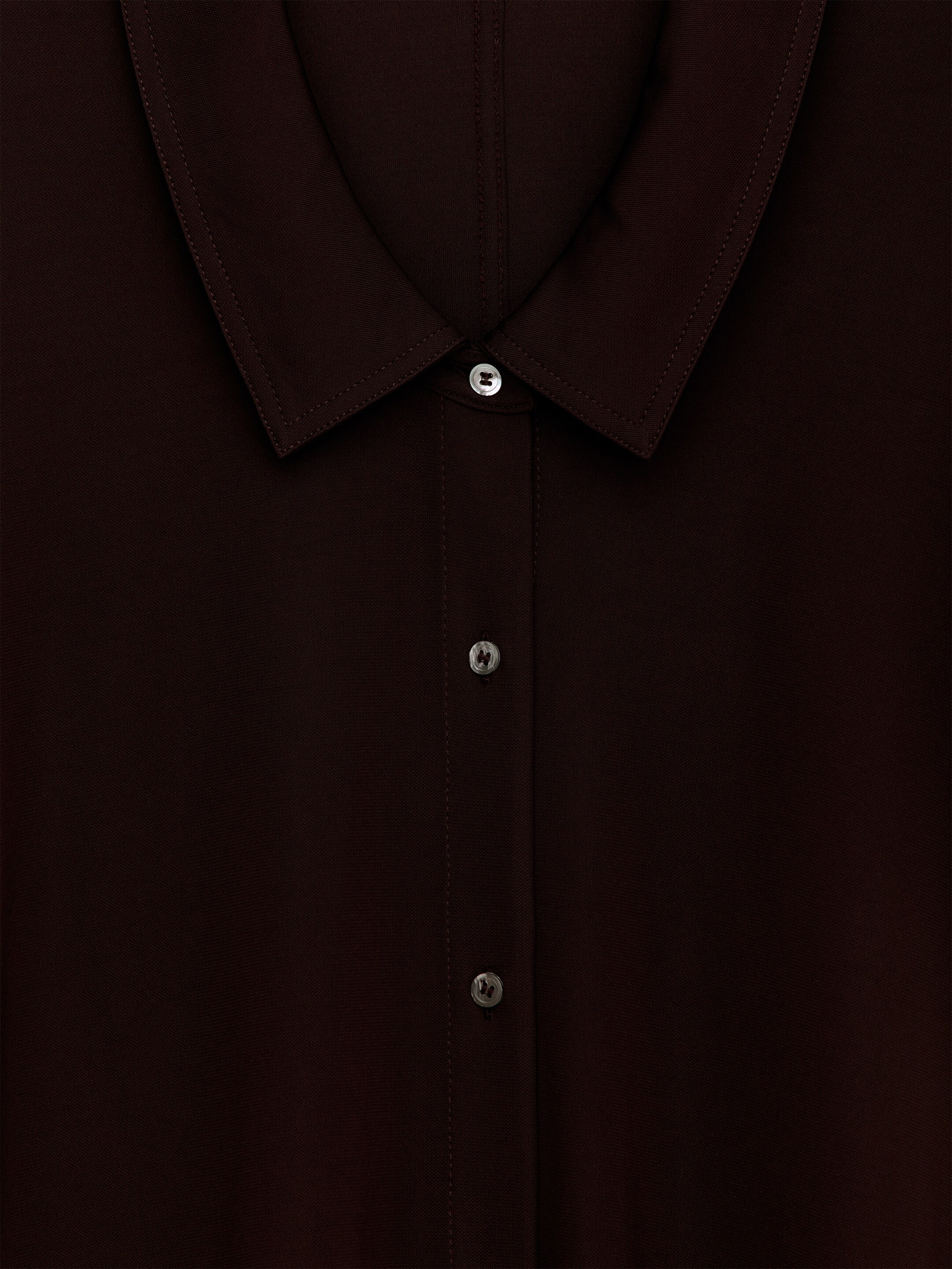 Ver imagem maior: Camisola fluida em jersey - Vermelho escuro - SENHORA | H&M PT 4