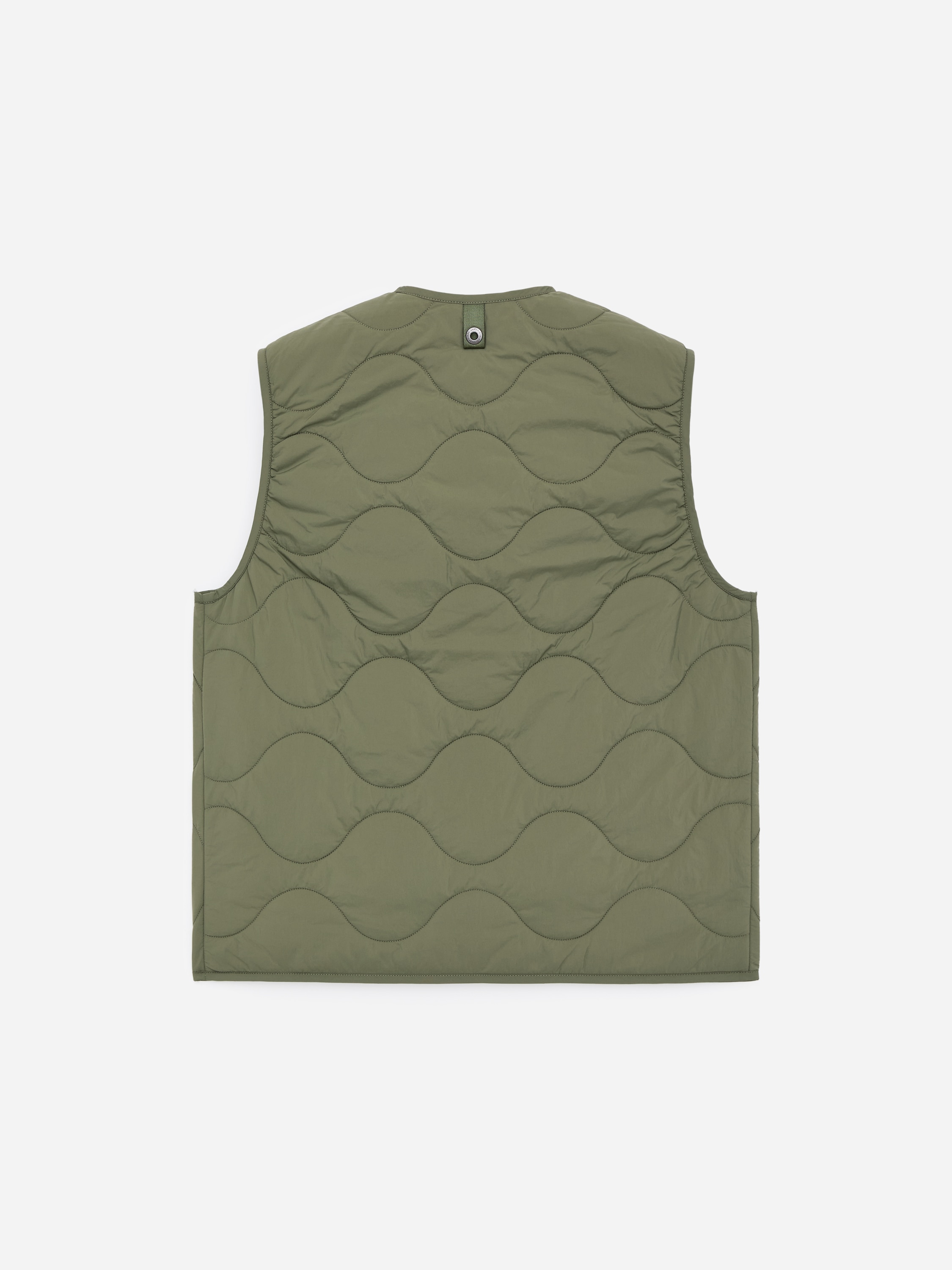 2-in-1 Quilted Liner Vest – Green – ARKET NL