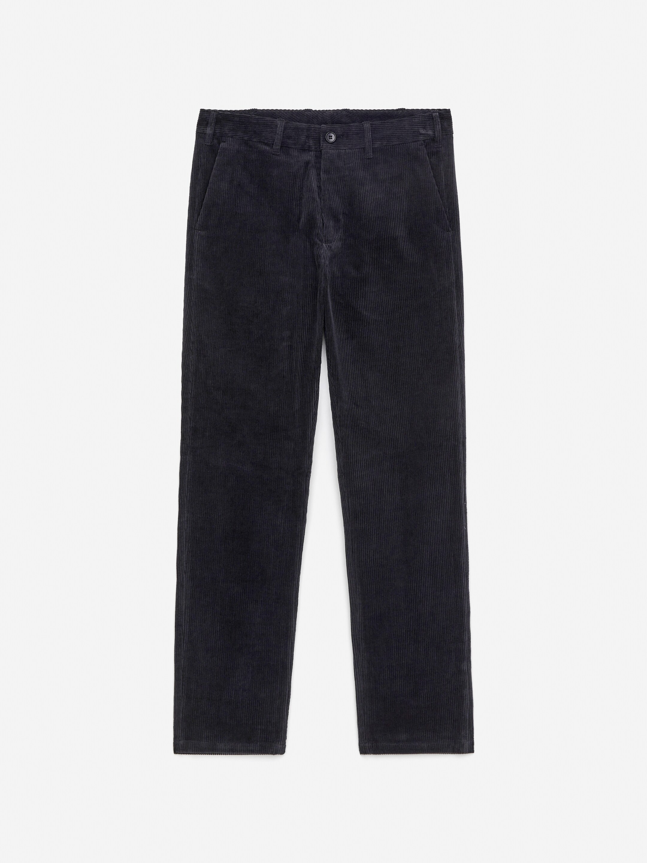 Преглед на по-голямо изображение: Straigh-Fit Corduroy Chinos - Тъмносиньо - МЪЖЕ | H&M BG 5