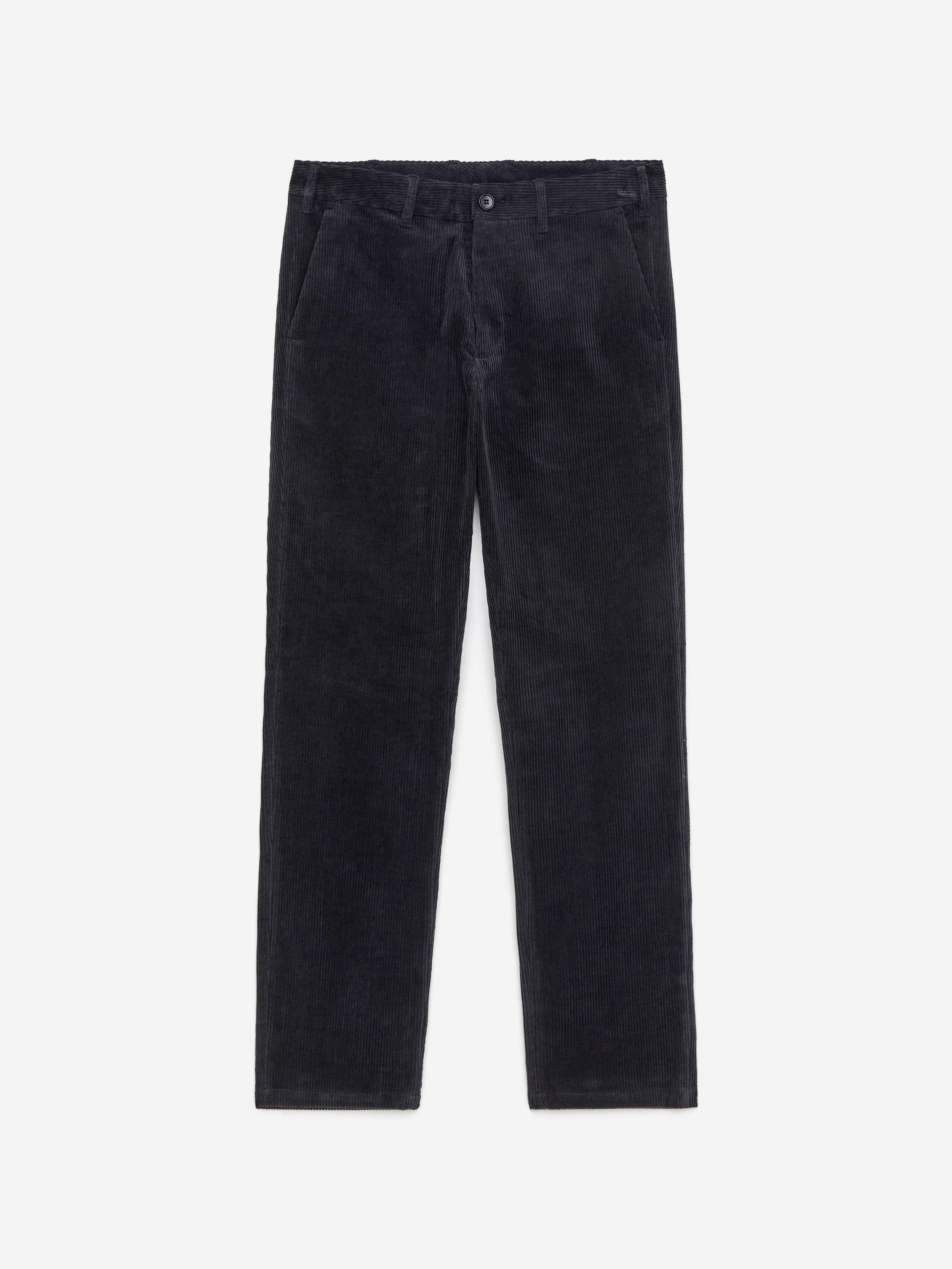 Straigh-Fit Corduroy Chinos - Dark Blue - Regular fit - Men - StillMedia/DescriptiveStillLife - 20