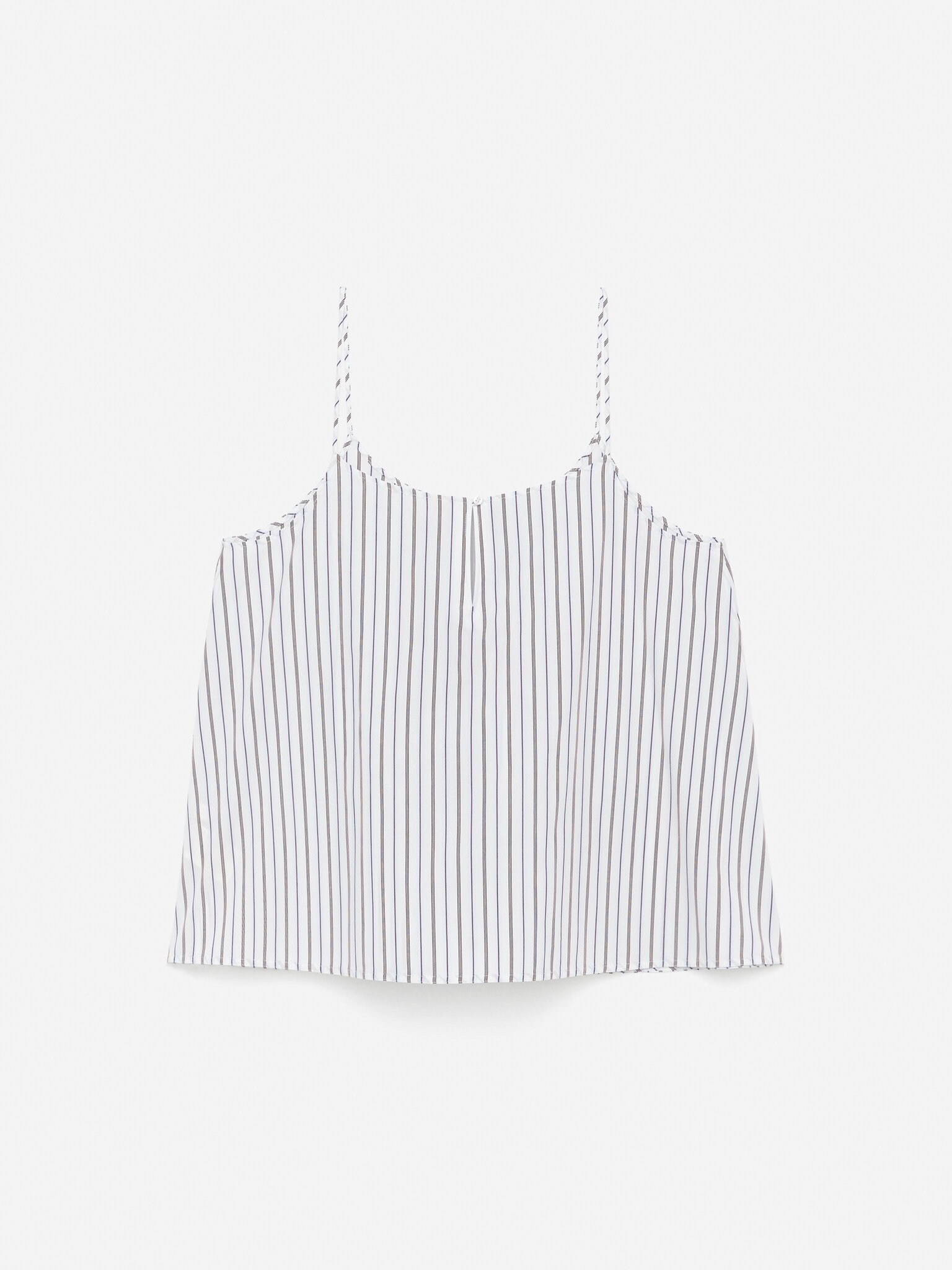 Top con spalline in cotone - Bianco/Multicolore - 2