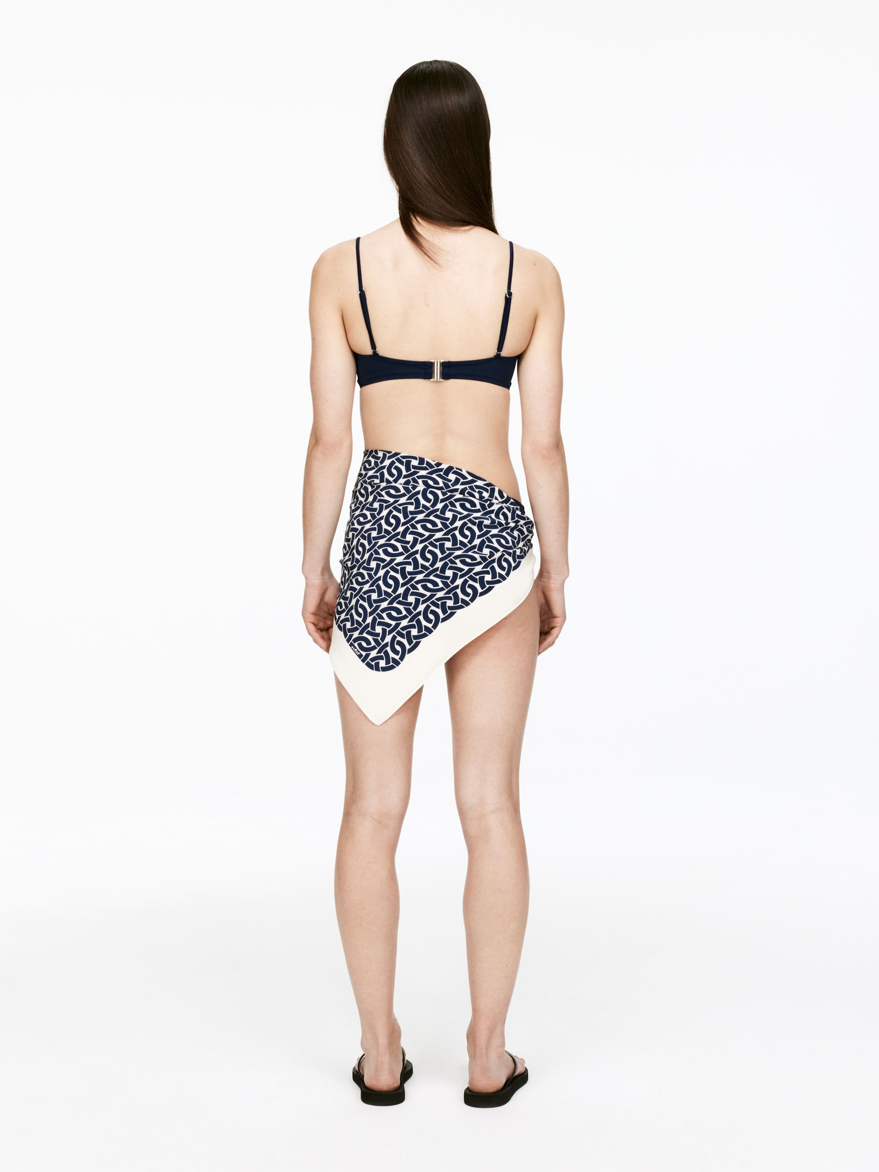 Frill Bikini Top - Dark Blue - Women - StillMedia/Lookbook - 3