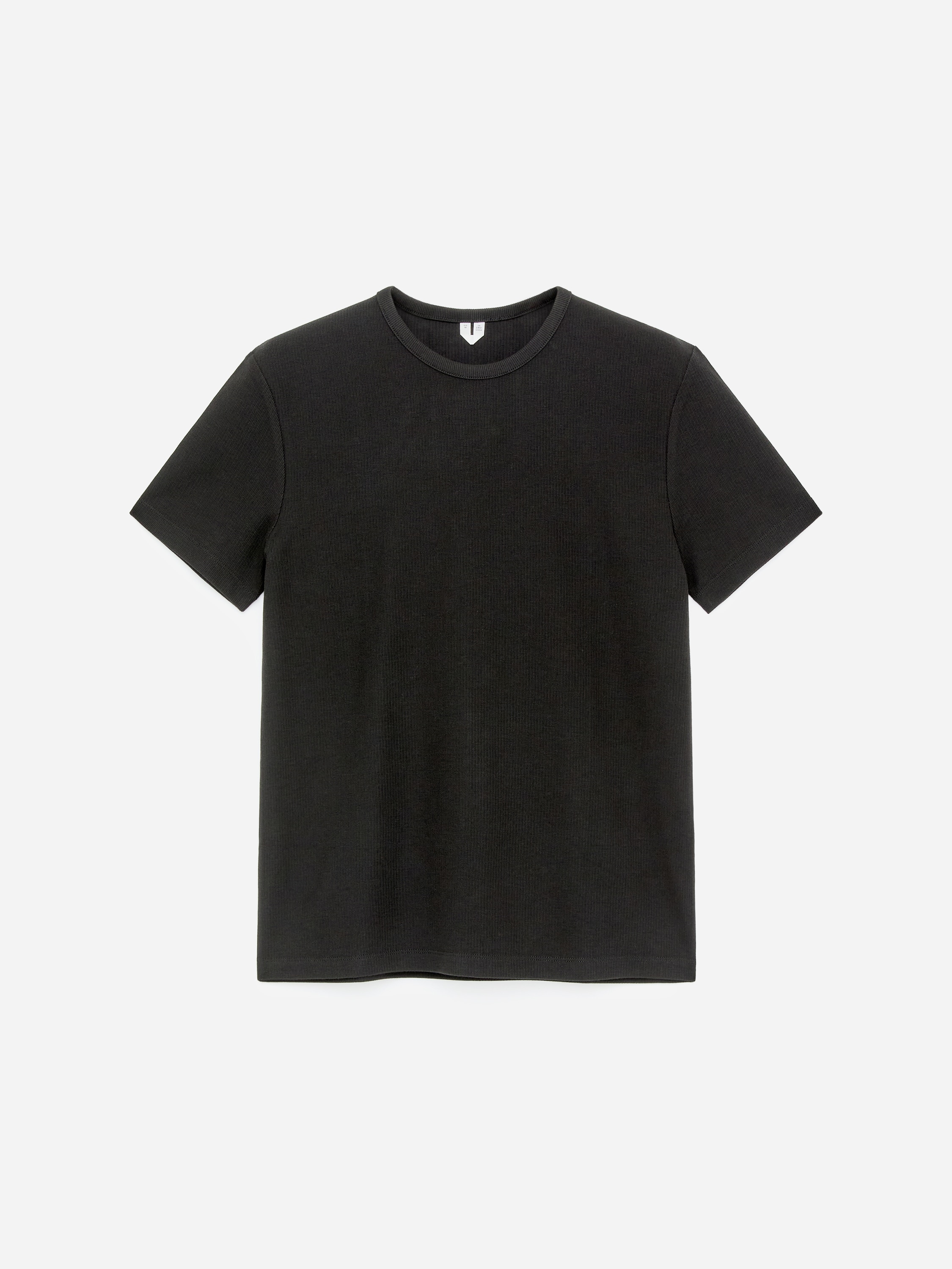 T-shirt ajusté en coton - Noir/gris