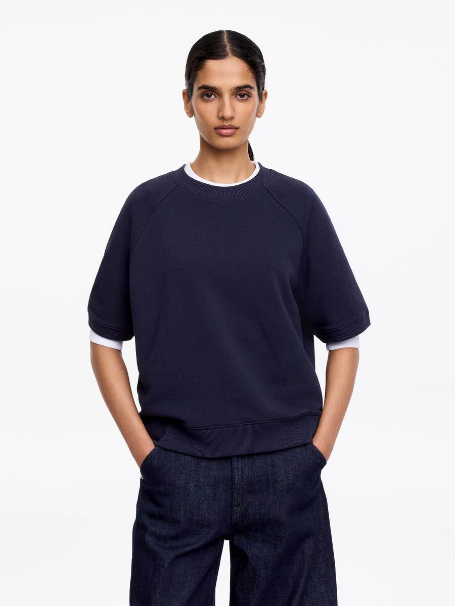 ARKET Women's  French Terry Sweatshirt Blue,  size L