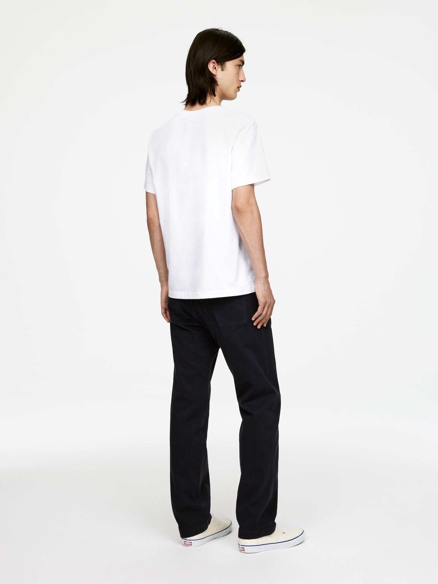 Twill Trousers - Dark Blue/Green - 3