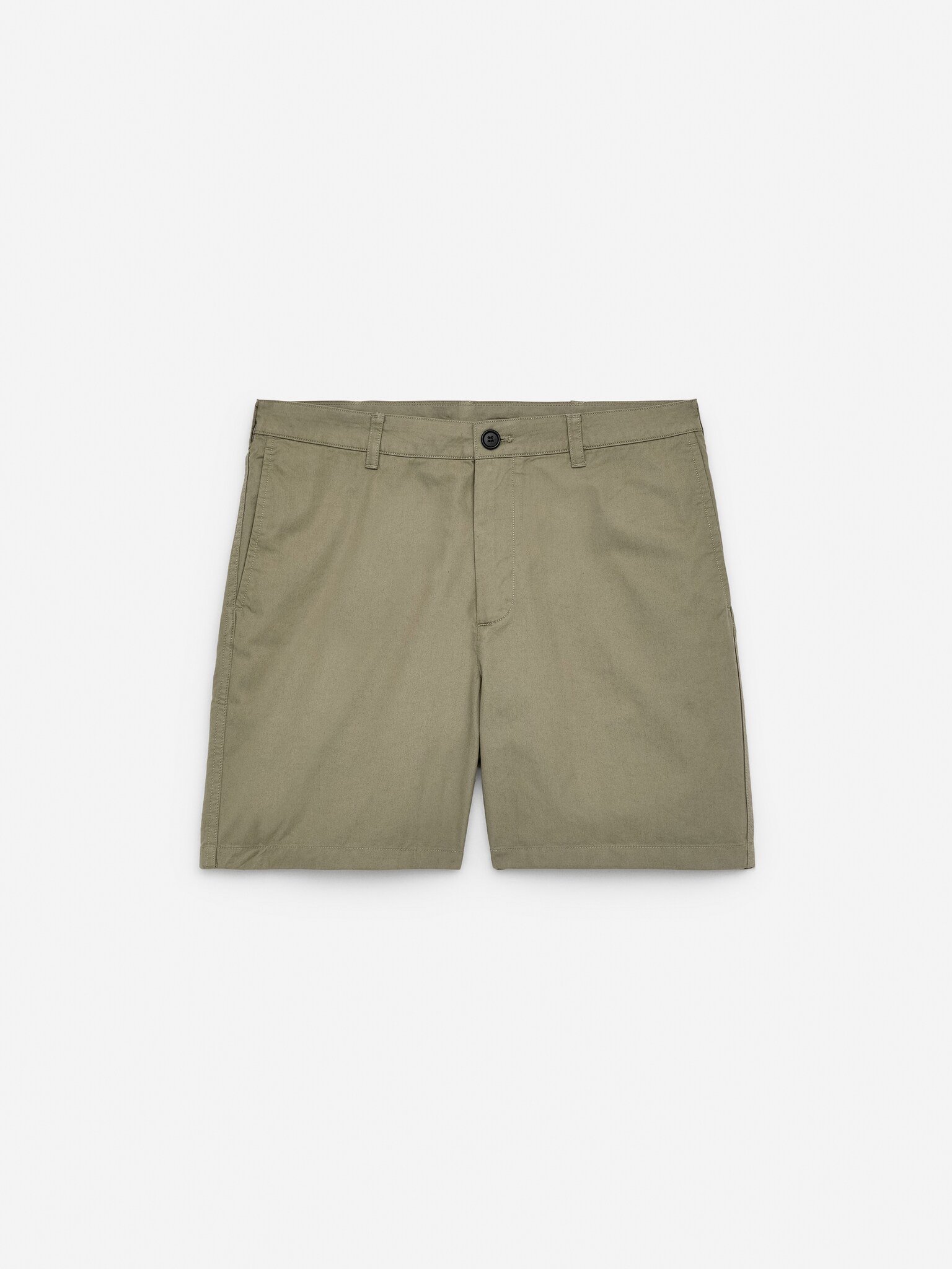 Short en coton - Vert kaki/Bleu foncé/Beige clair/Vert foncé - 2