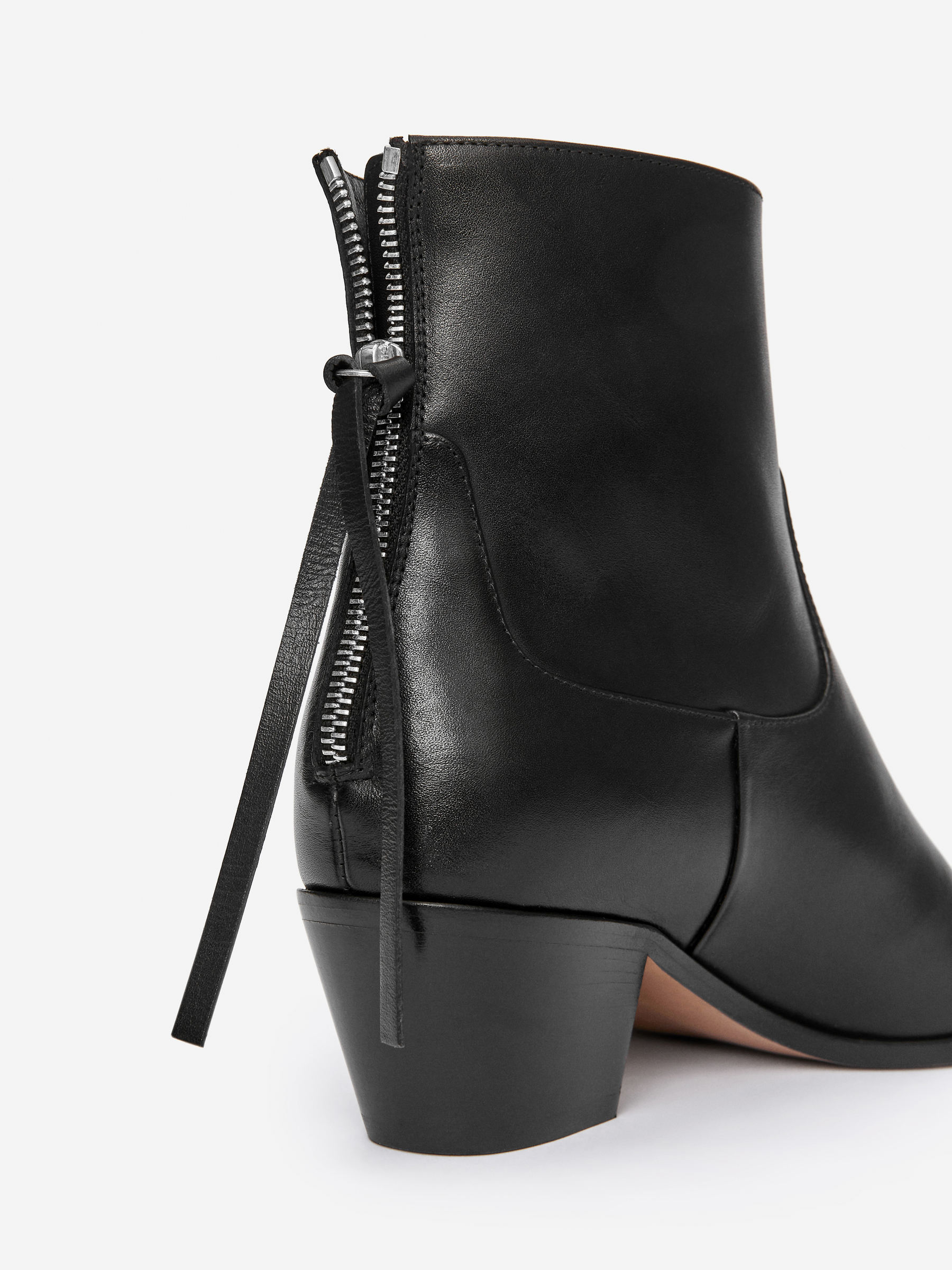Leather Ankle Boots - Black - Women - StillMedia/DescriptiveDetail - 2