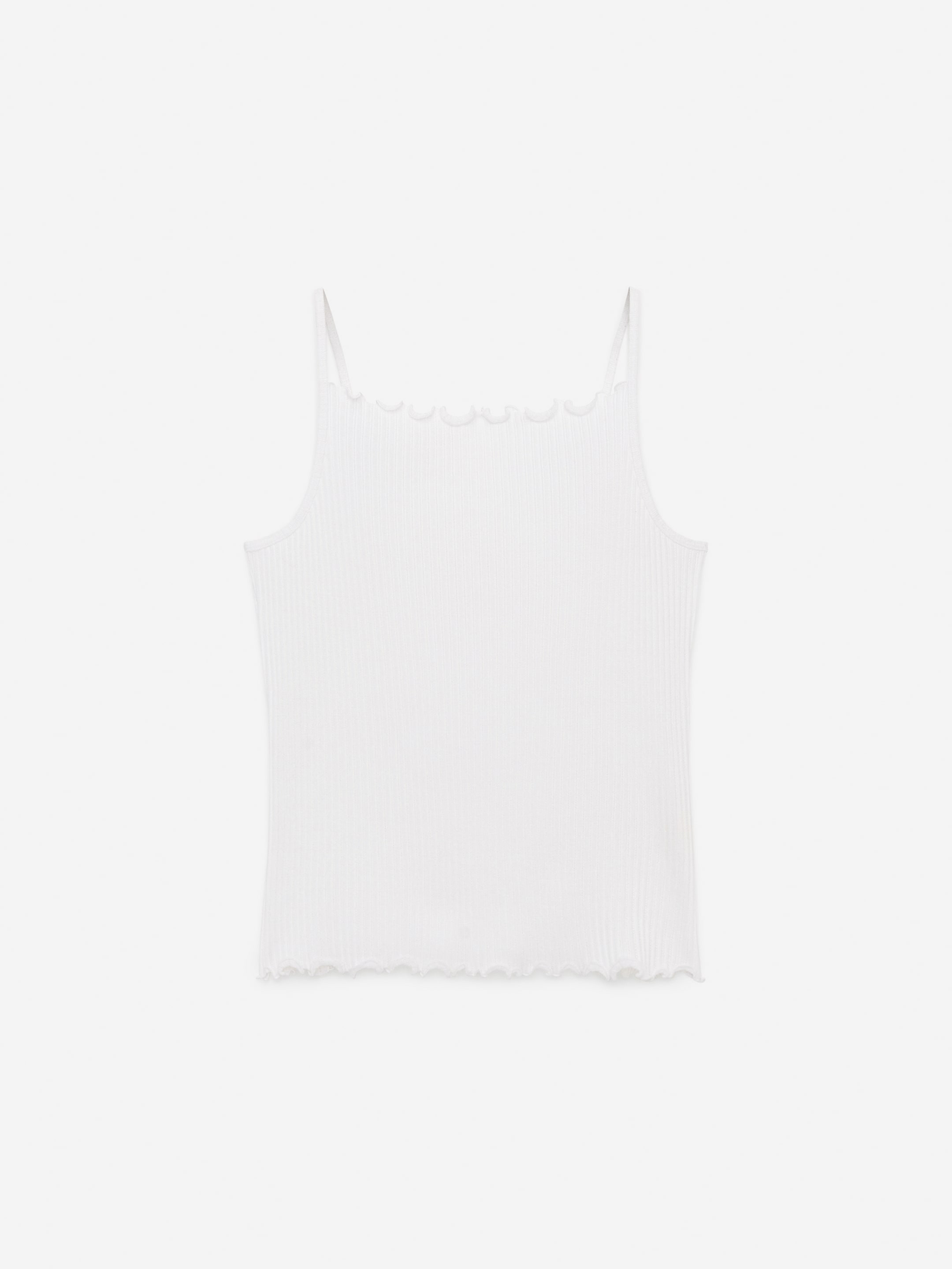 Zobrazit větší obrázek: Pointelle bavlněný top - White - ŽENY | H&M CZ 1