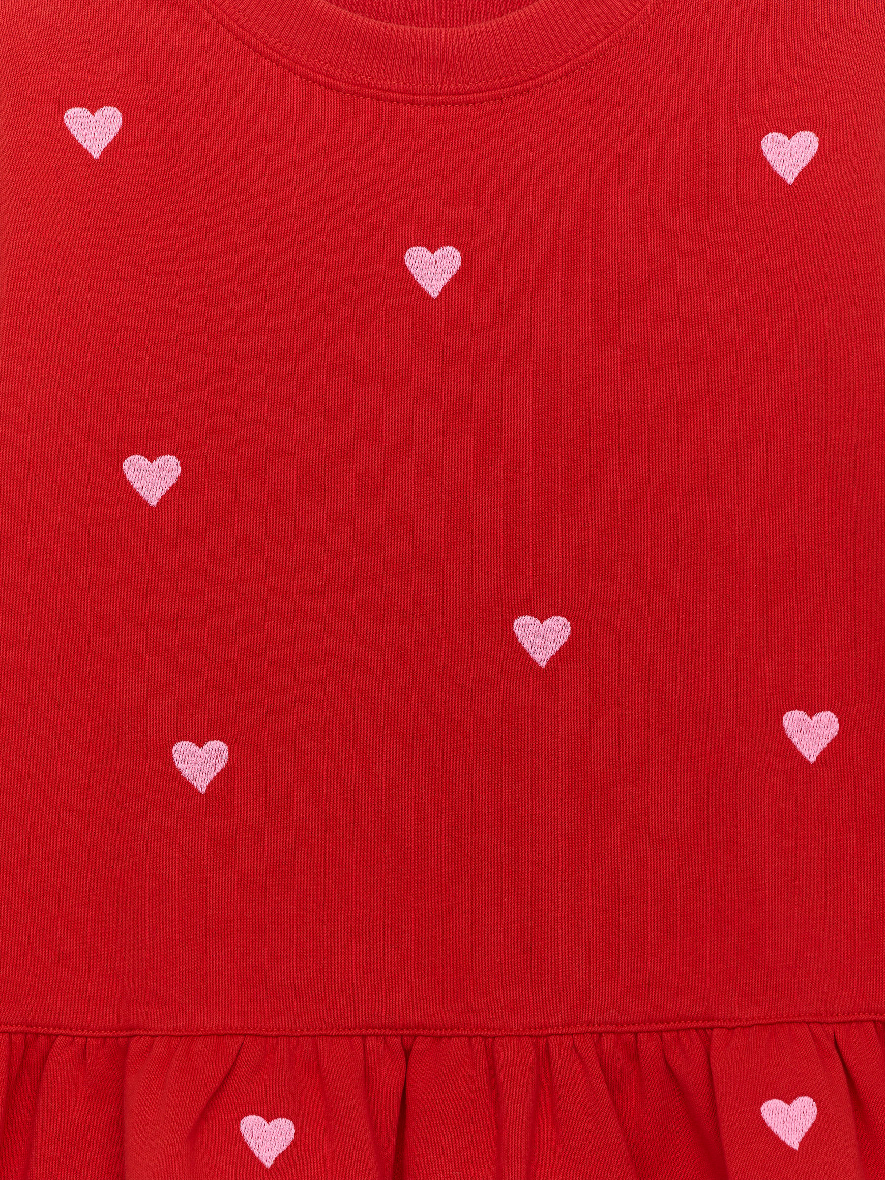 Oversized Sweatshirt Dress - Red/Pink - Regular fit - Children - StillMedia/DescriptiveDetail - 1