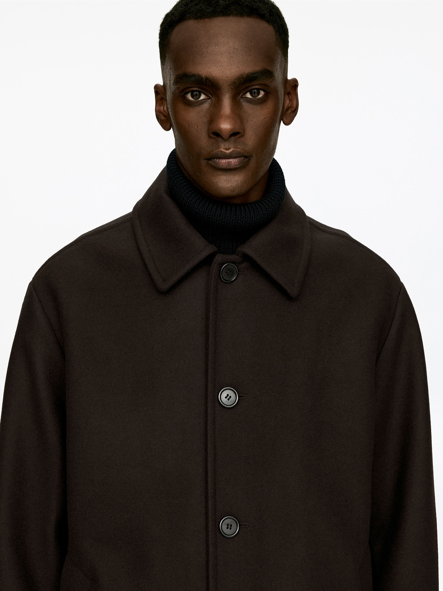 Doublé Wool-Blend Coat - Dark Brown - Oversized - Men - StillMedia/Lookbook - 4