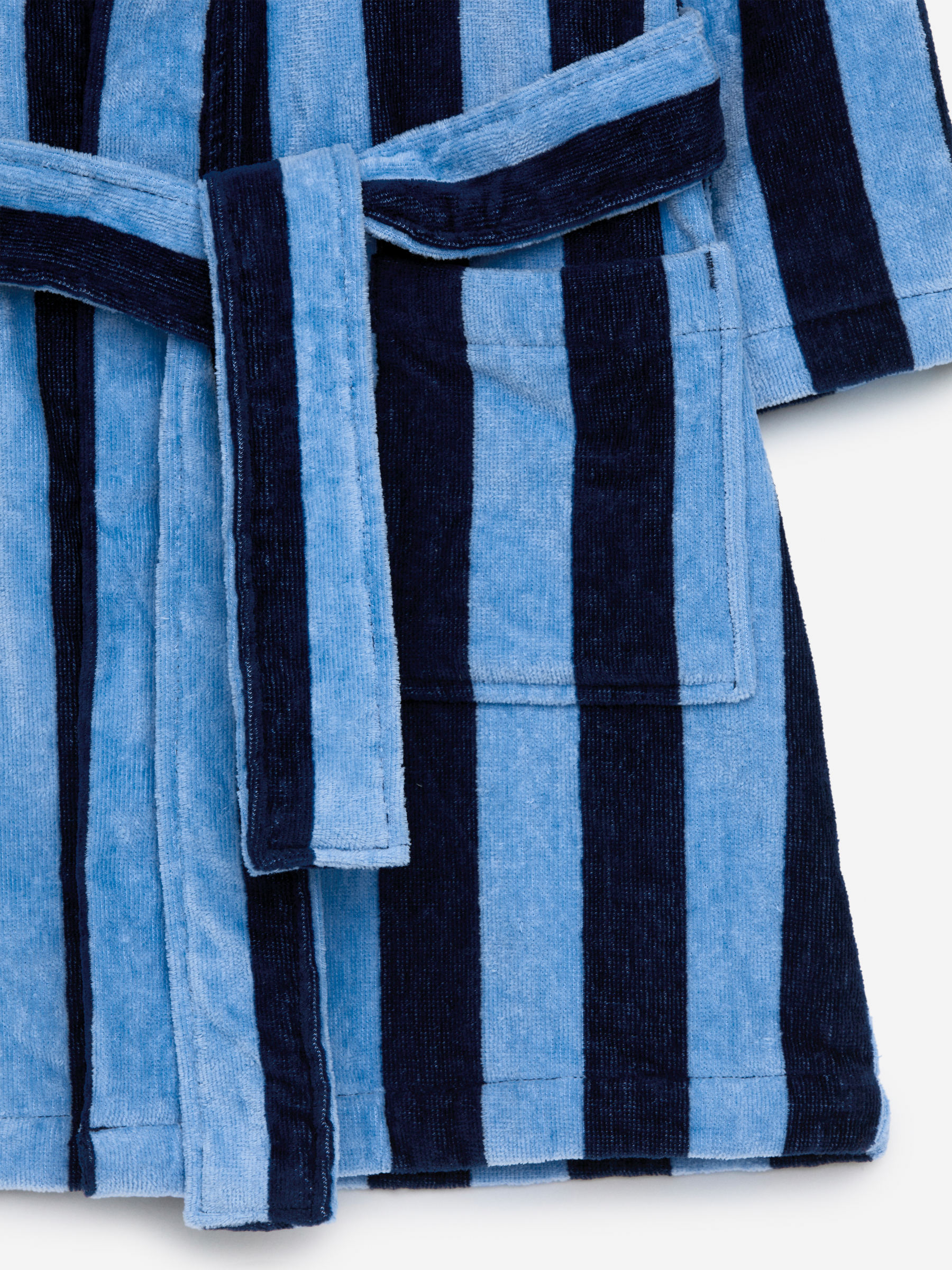 Cotton Terry Bathrobe - Blue - Regular fit - Children - StillMedia/DescriptiveDetail - 1