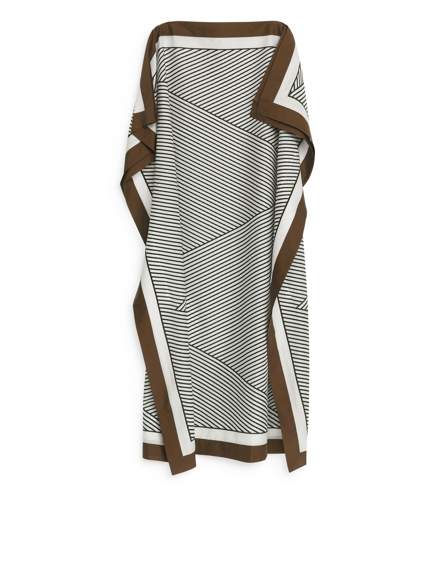 Strandkleid aus Lyocell-Baumwolle - Weiß/Braun - Relaxed Fit - Damen - StillMedia/DescriptiveStillLife - 1