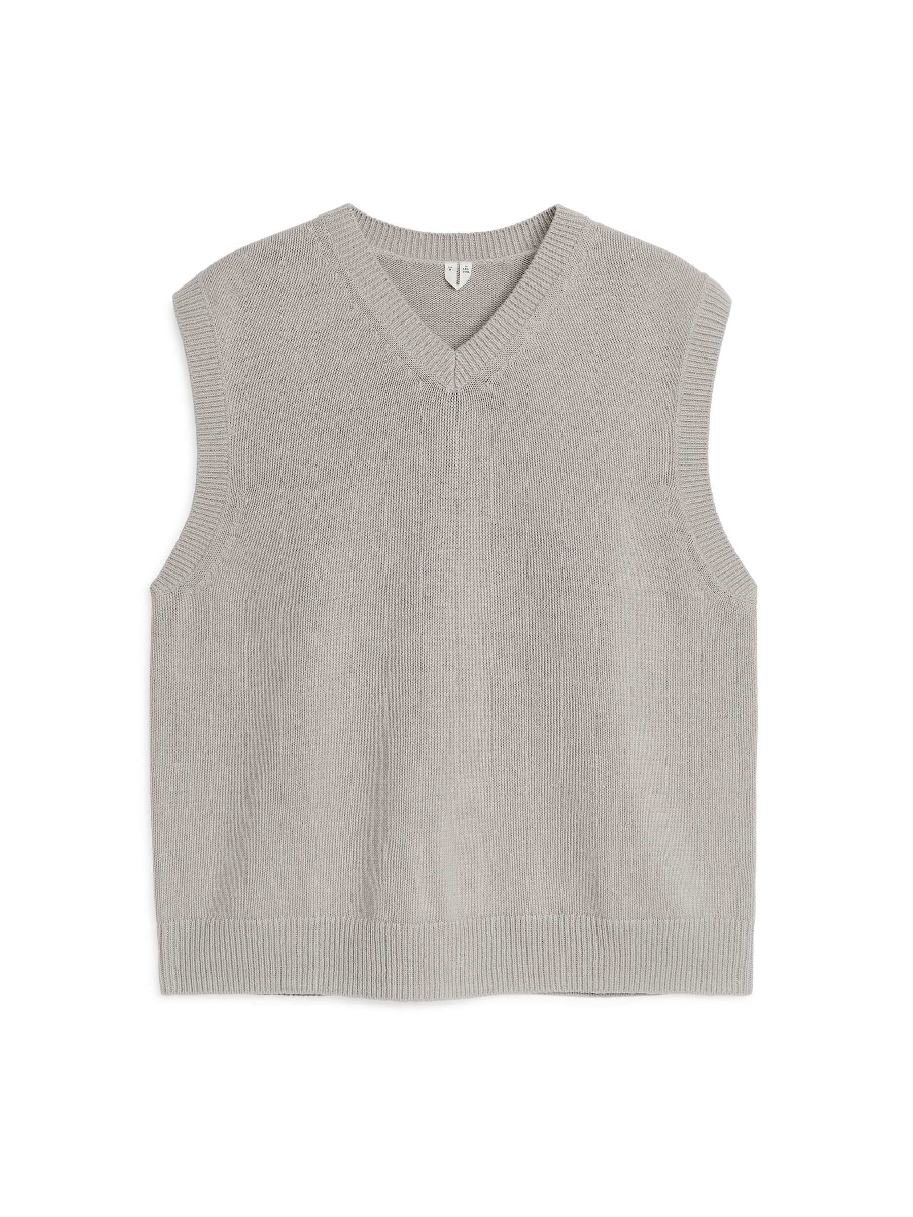 Strickpullunder aus Leinen und Baumwolle - Helles Taupe - Relaxed Fit - Men - StillMedia/DescriptiveStillLife - 2