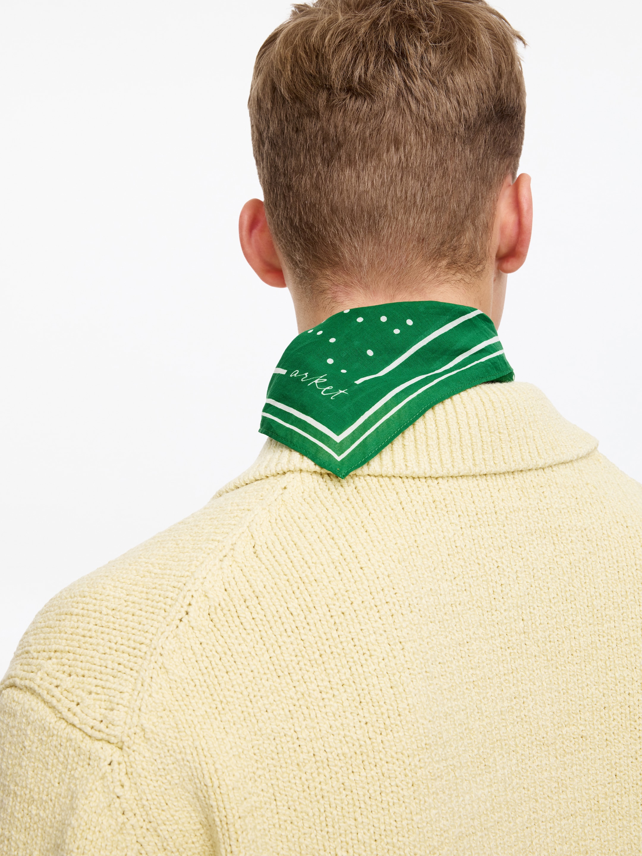 Bandana aus Baumwolle - Grün - Herren - StillMedia/Lookbook - 5
