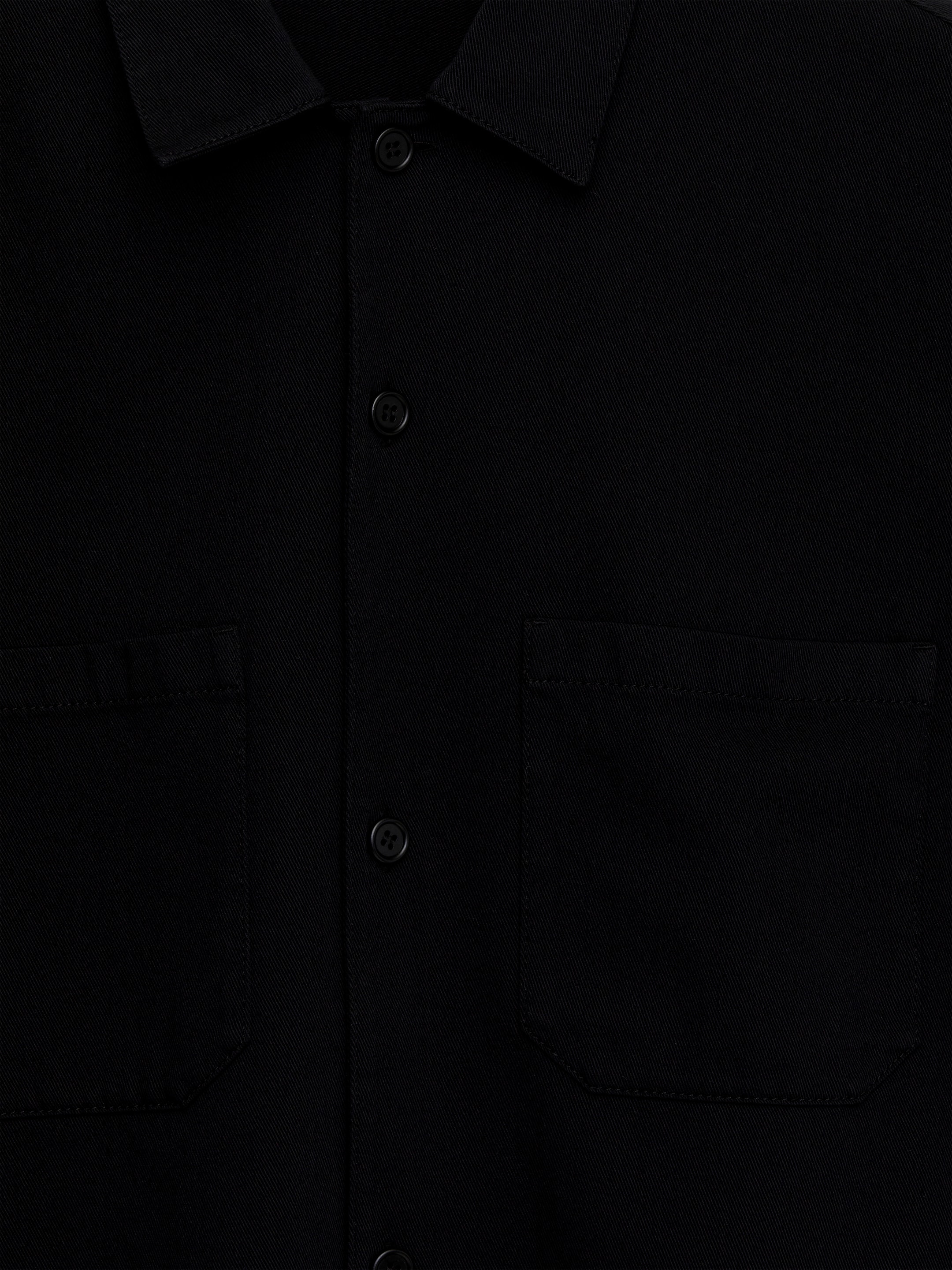 Größeres Bild anzeigen: Overshirt aus Baumwolltwill - Schwarz - Men | H&M AT 2