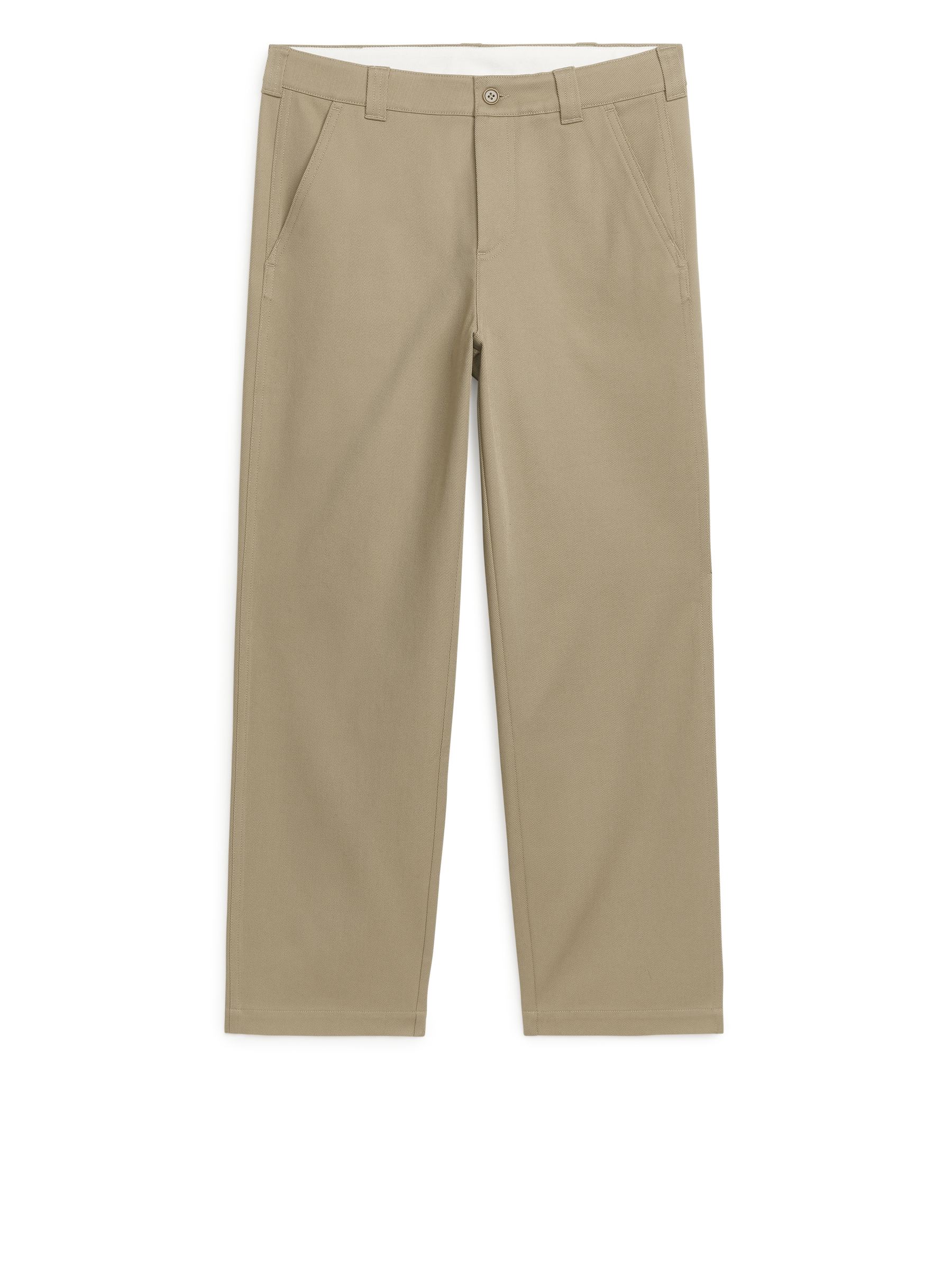 WideFit Heavy Twill Trousers - Beige - Men - StillMedia/DescriptiveStillLife - 1