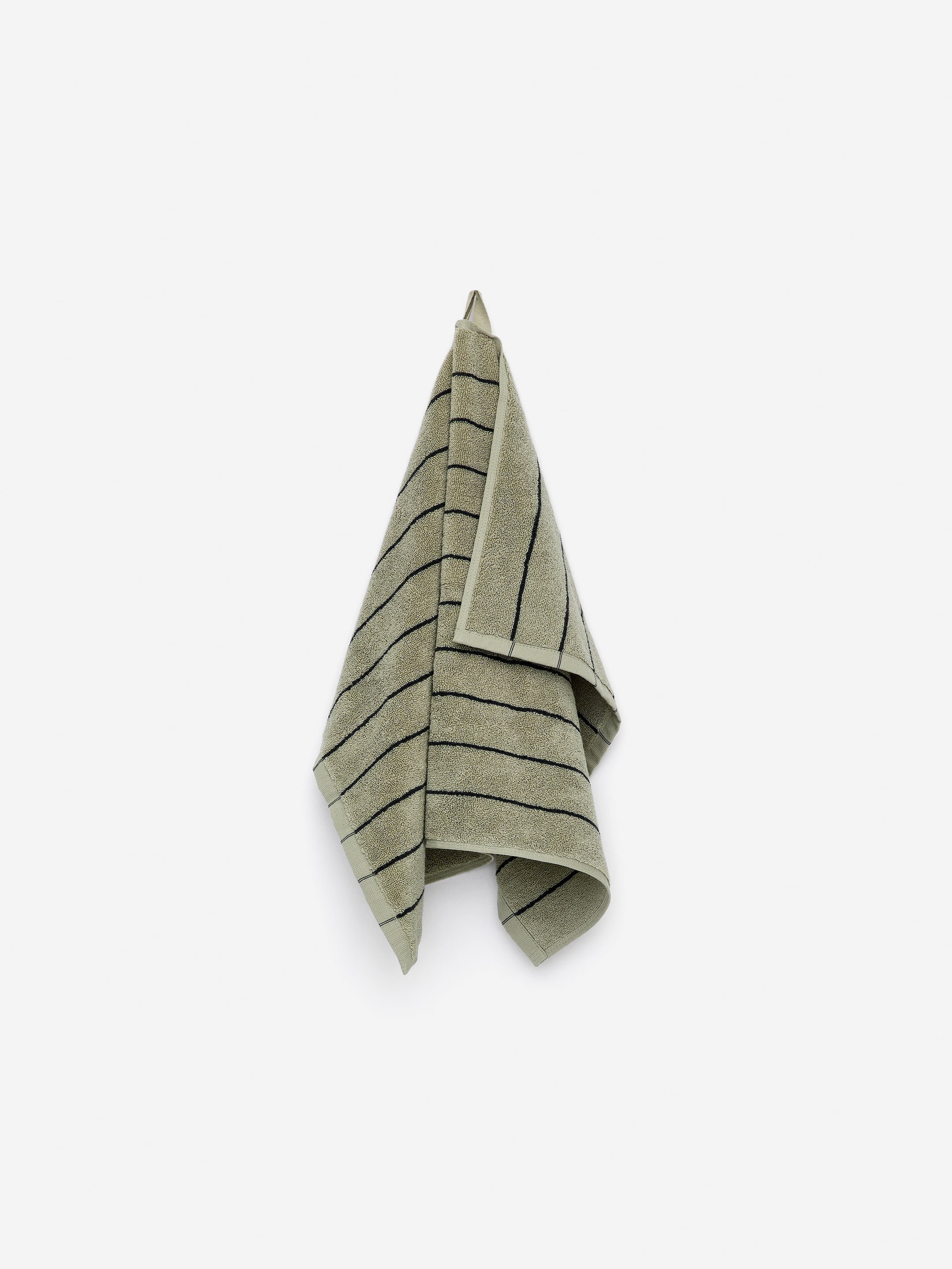 View larger image: Hand Towel 50 x 70 cm - Sage/Black - Home All | H&M GB 1