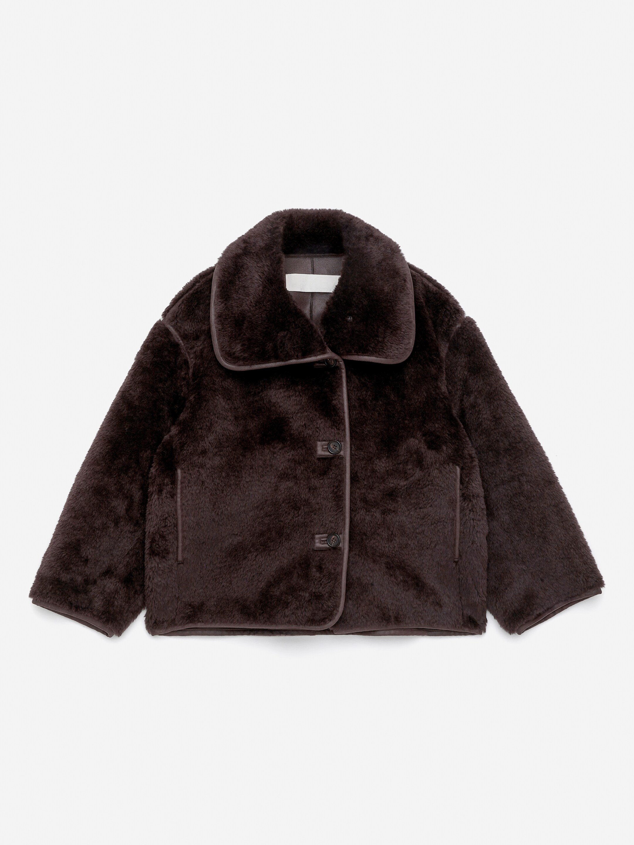 Grotere afbeelding bekijken: Korte fleecejas - Bruin - DAMES | H&M NL 5