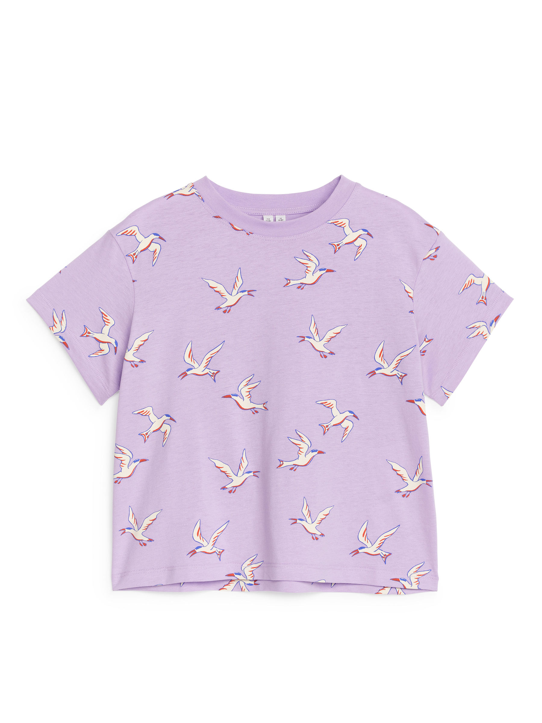 Szeroki T-shirt-#B4A0C9-11743