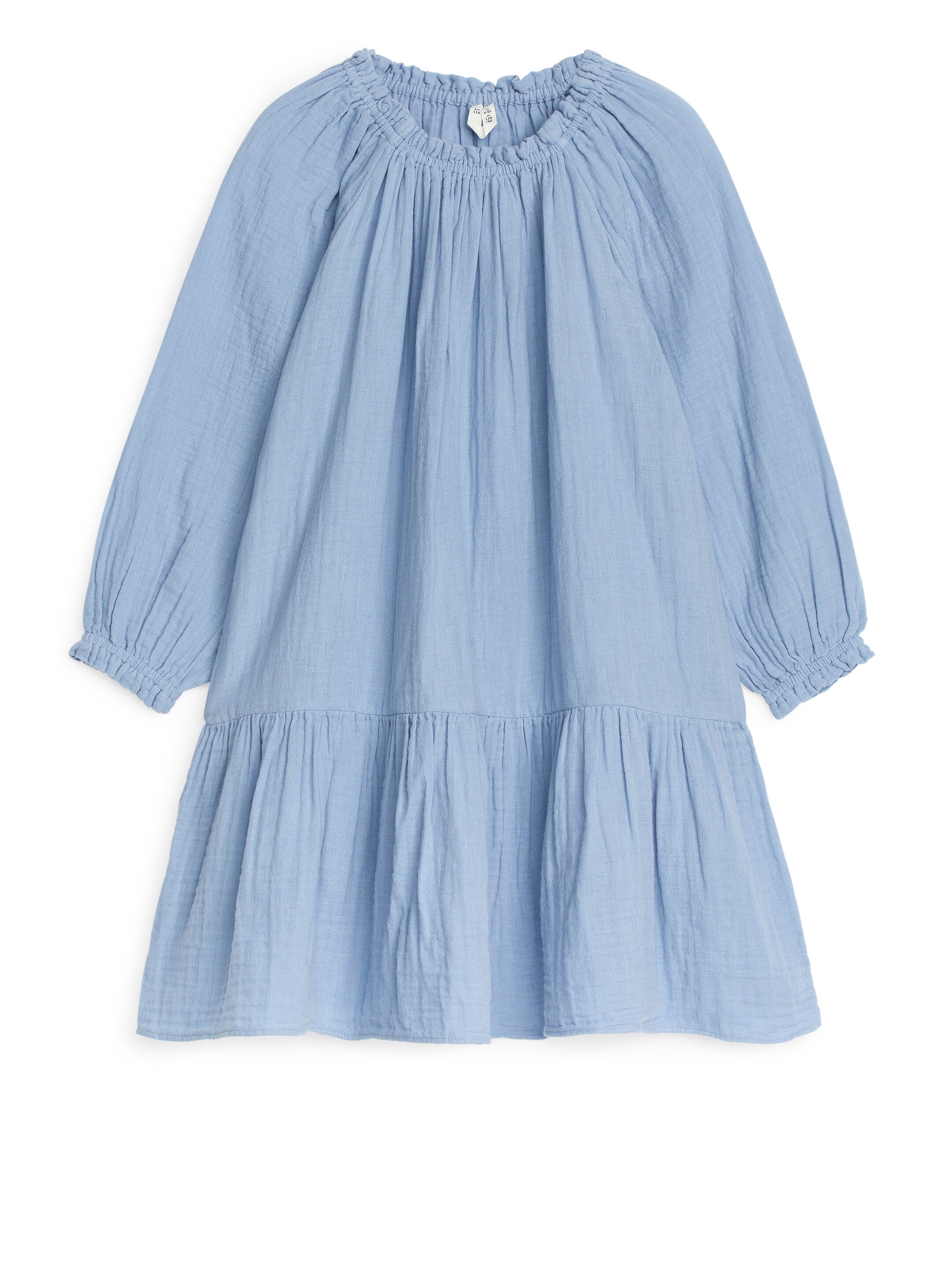 Größeres Bild ansehen: Musselinkleid - Taubenblau - Kids | H&M DE 1