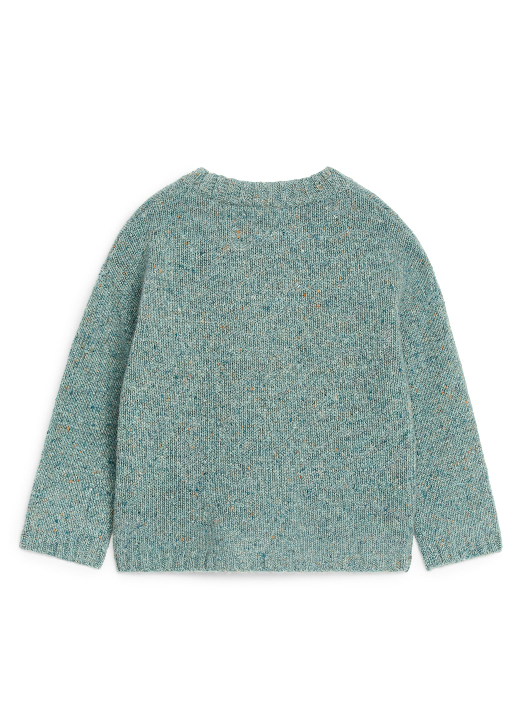 Neps Wool-Blend Jumper - Green/Blue - Regular fit - Children - StillMedia/DescriptiveStillLife - 1