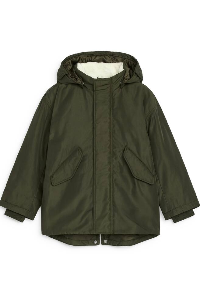 Padded Parka - Khaki Green - 1