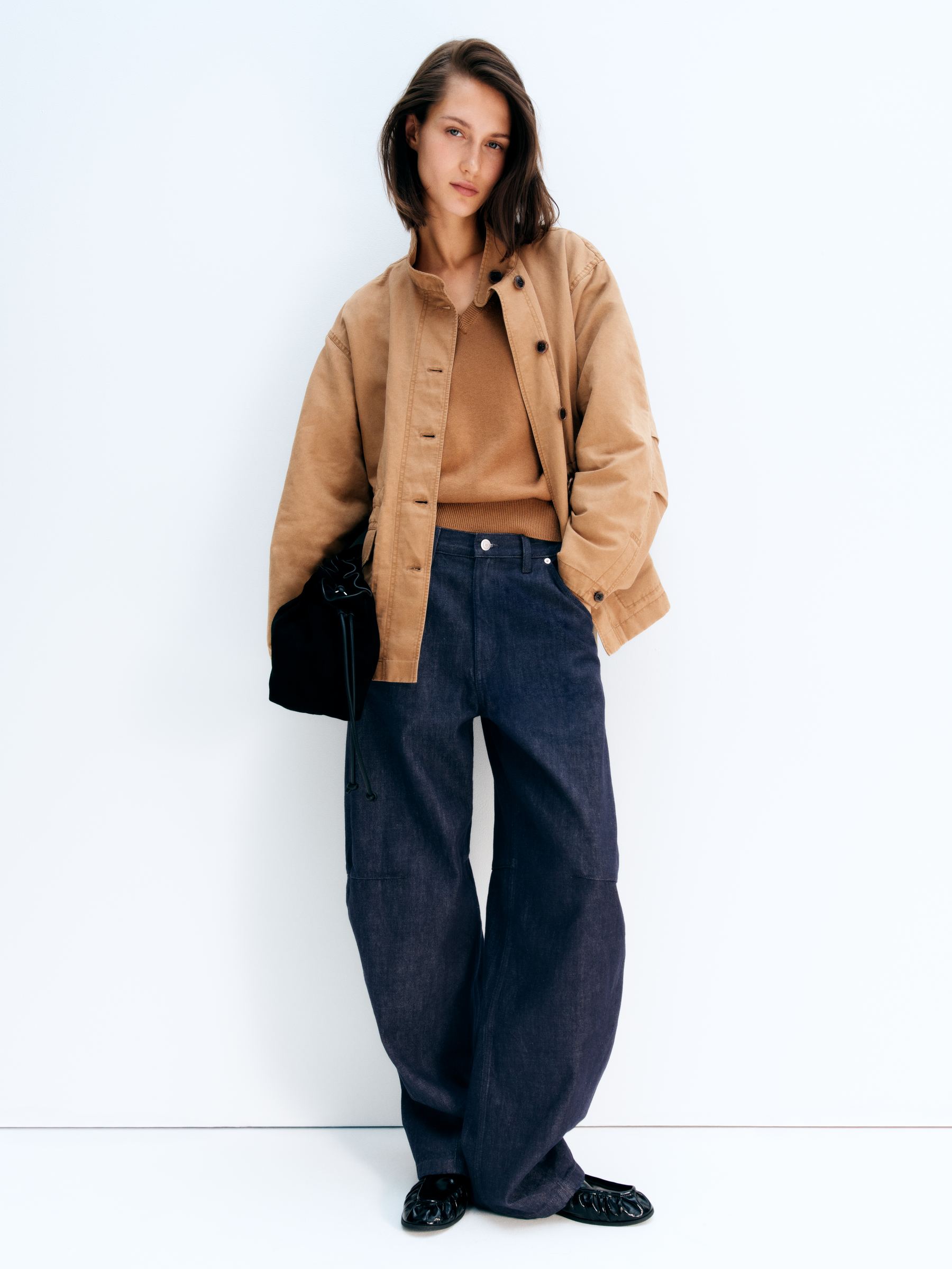 Relaxed Overshirt - Brown - Relaxed fit - Femme - StillMedia/Environmental - 1