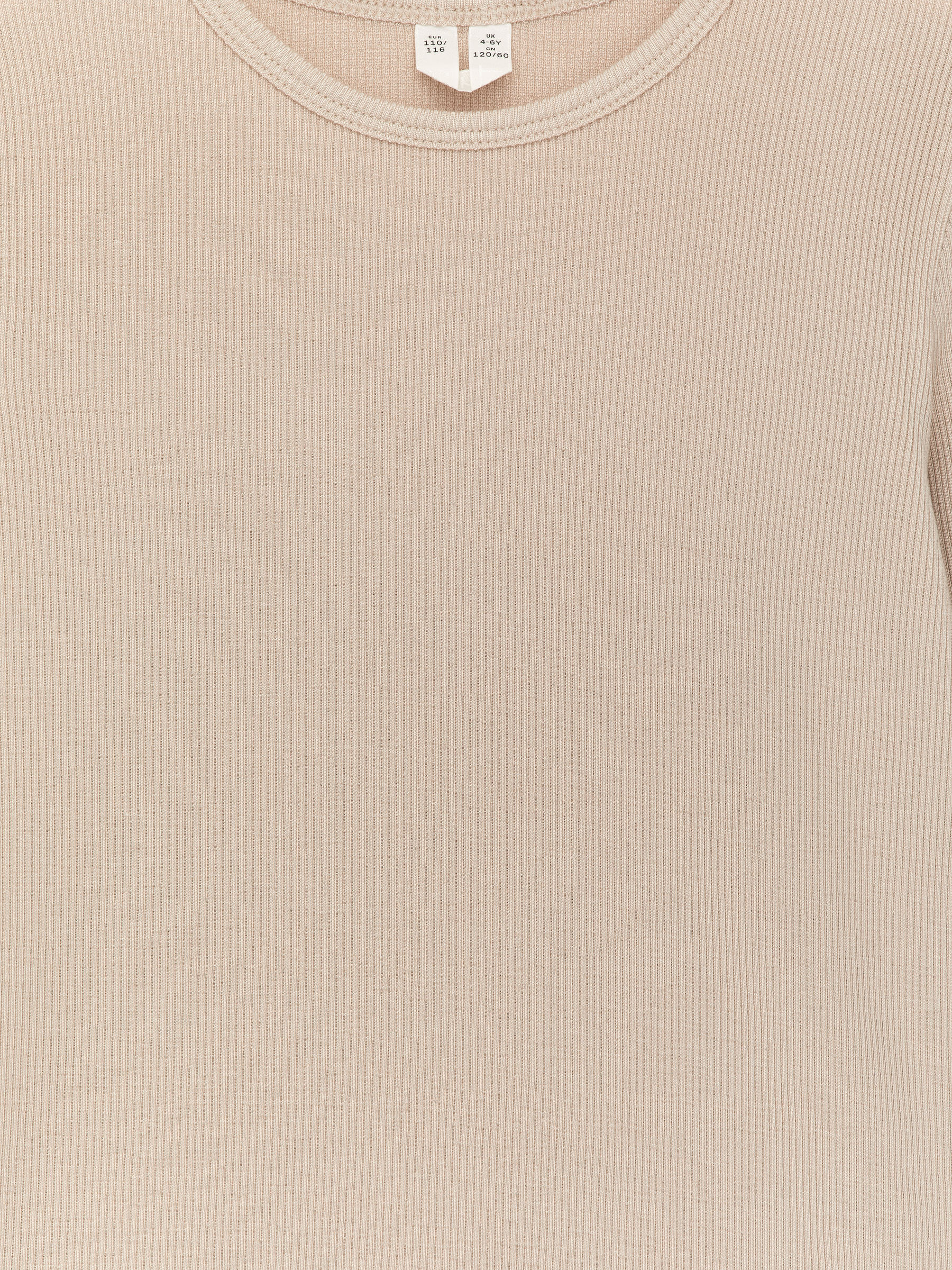 Ribbad topp - Beige - Slim fit - Children - StillMedia/DescriptiveDetail - 3