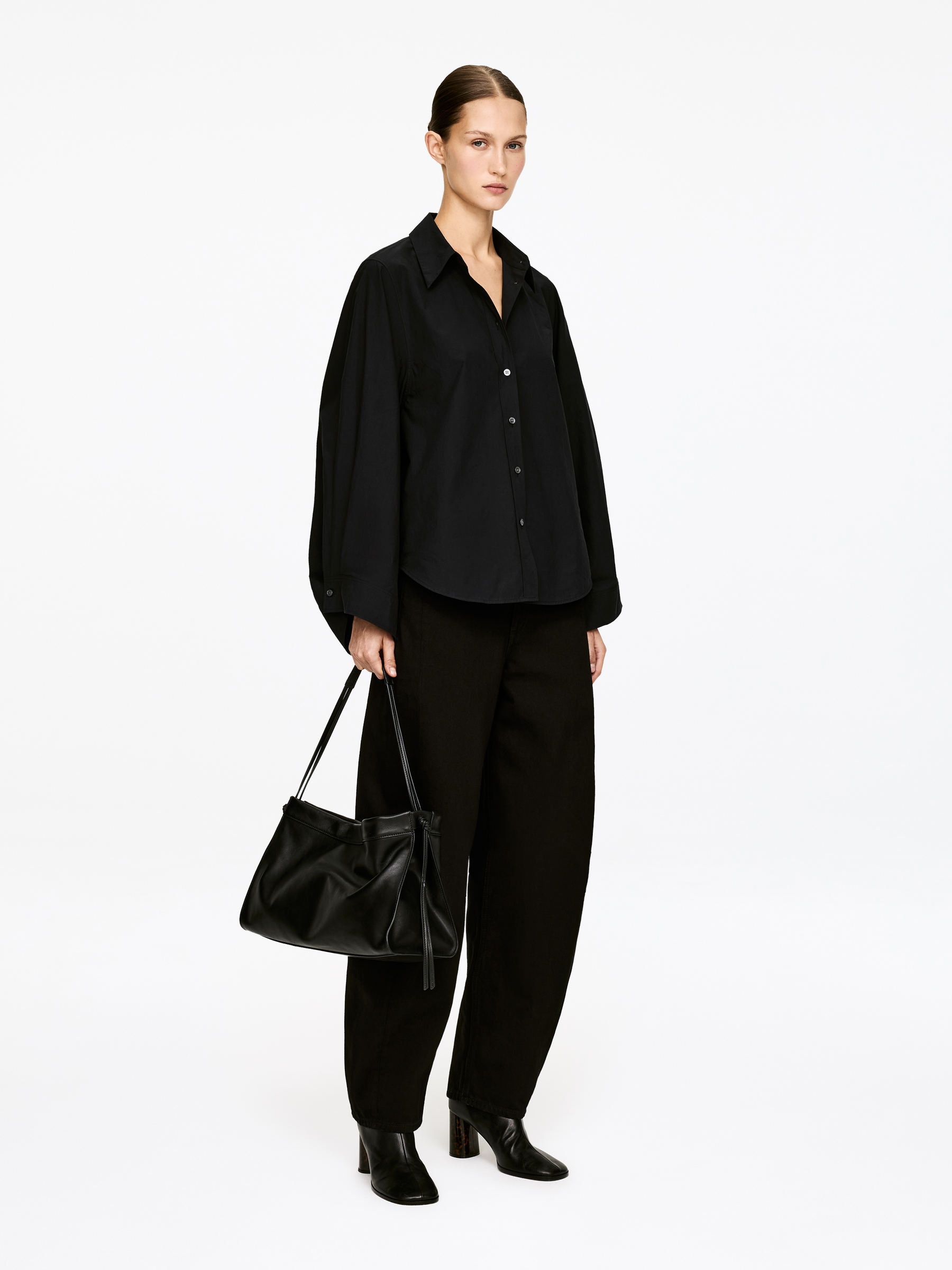 Volume-Sleeve Shirt-#272627-17630