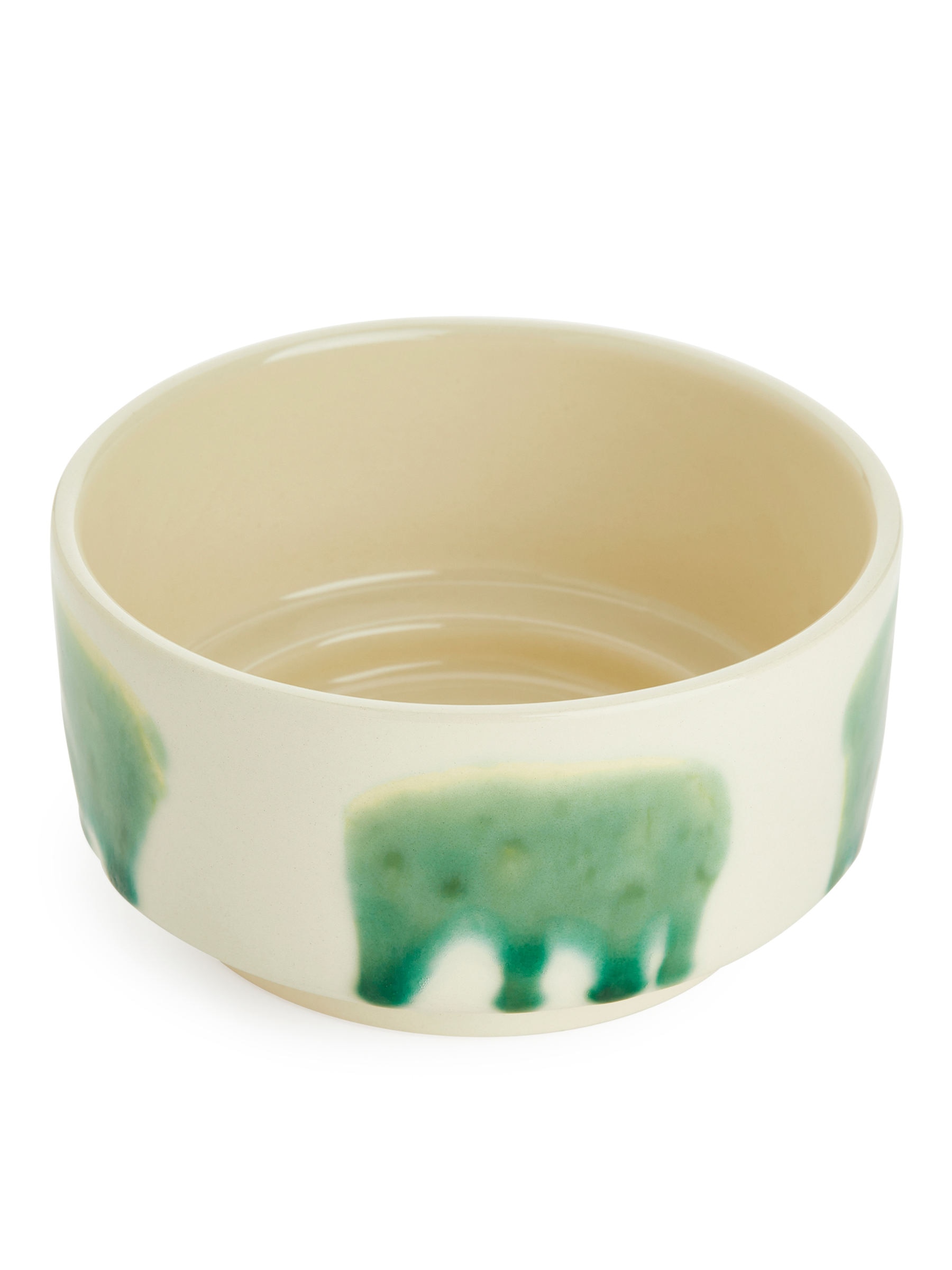Stoneware Bowl 14 cm - Green Splash - Homeware - StillMedia/DescriptiveStillLife - 2