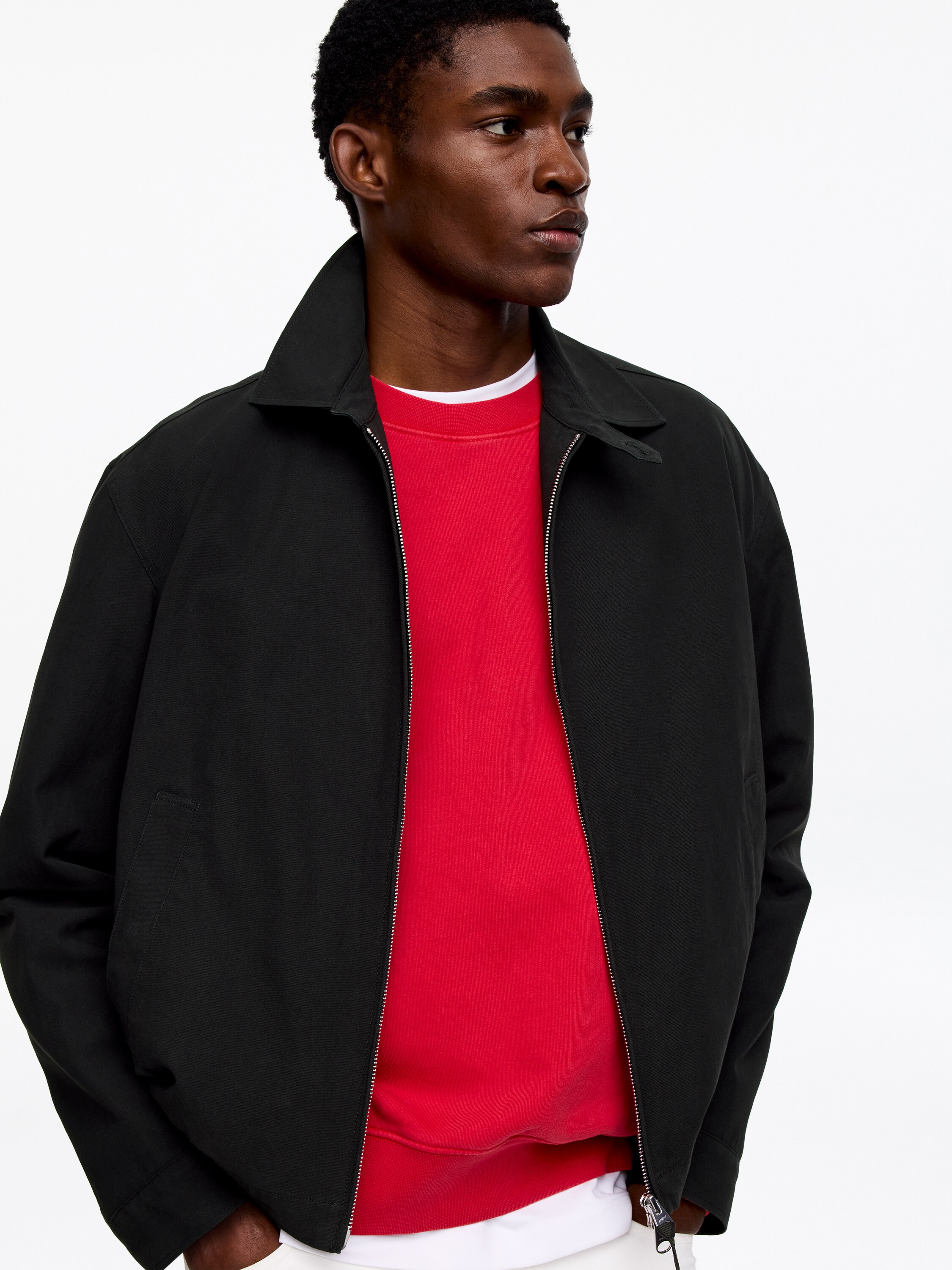 Cotton Blouson – Black – Men – ARKET DK