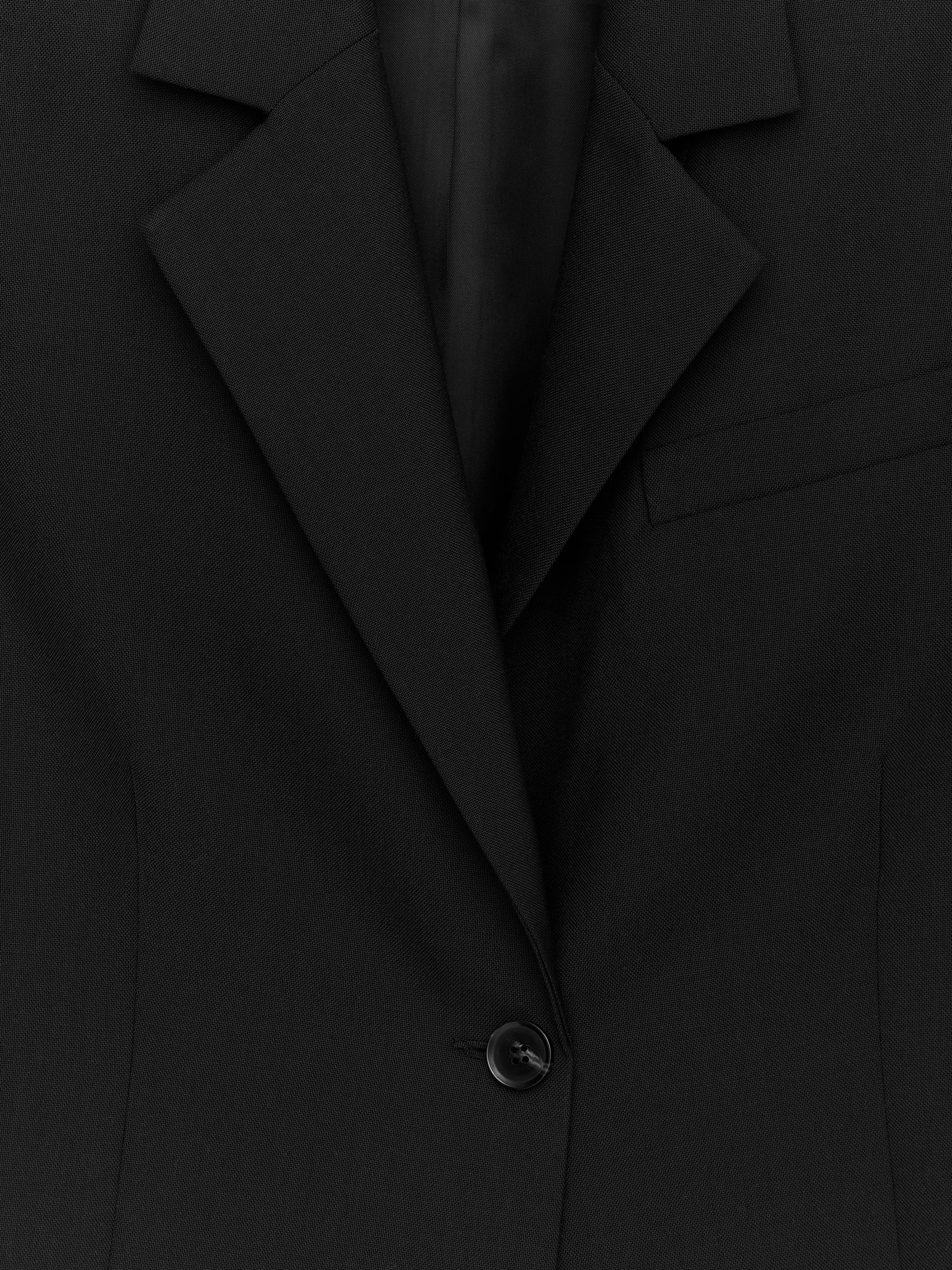 Kurzer Wollblazer - Schwarz - Regular Fit - Women - StillMedia/DescriptiveDetail - 2