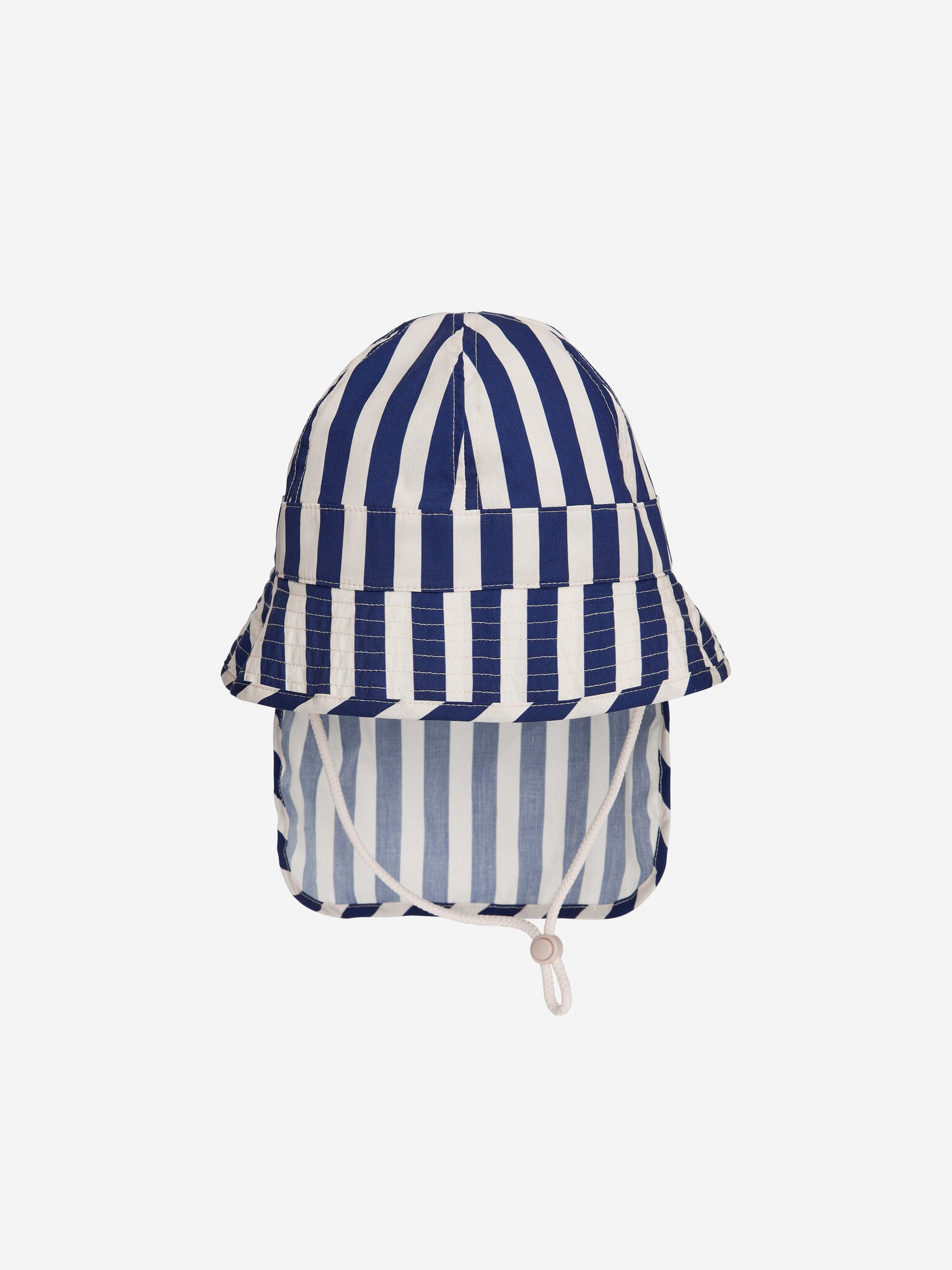 Flexible Sun Hat - Blue/Off White/Coral/Off White - 2