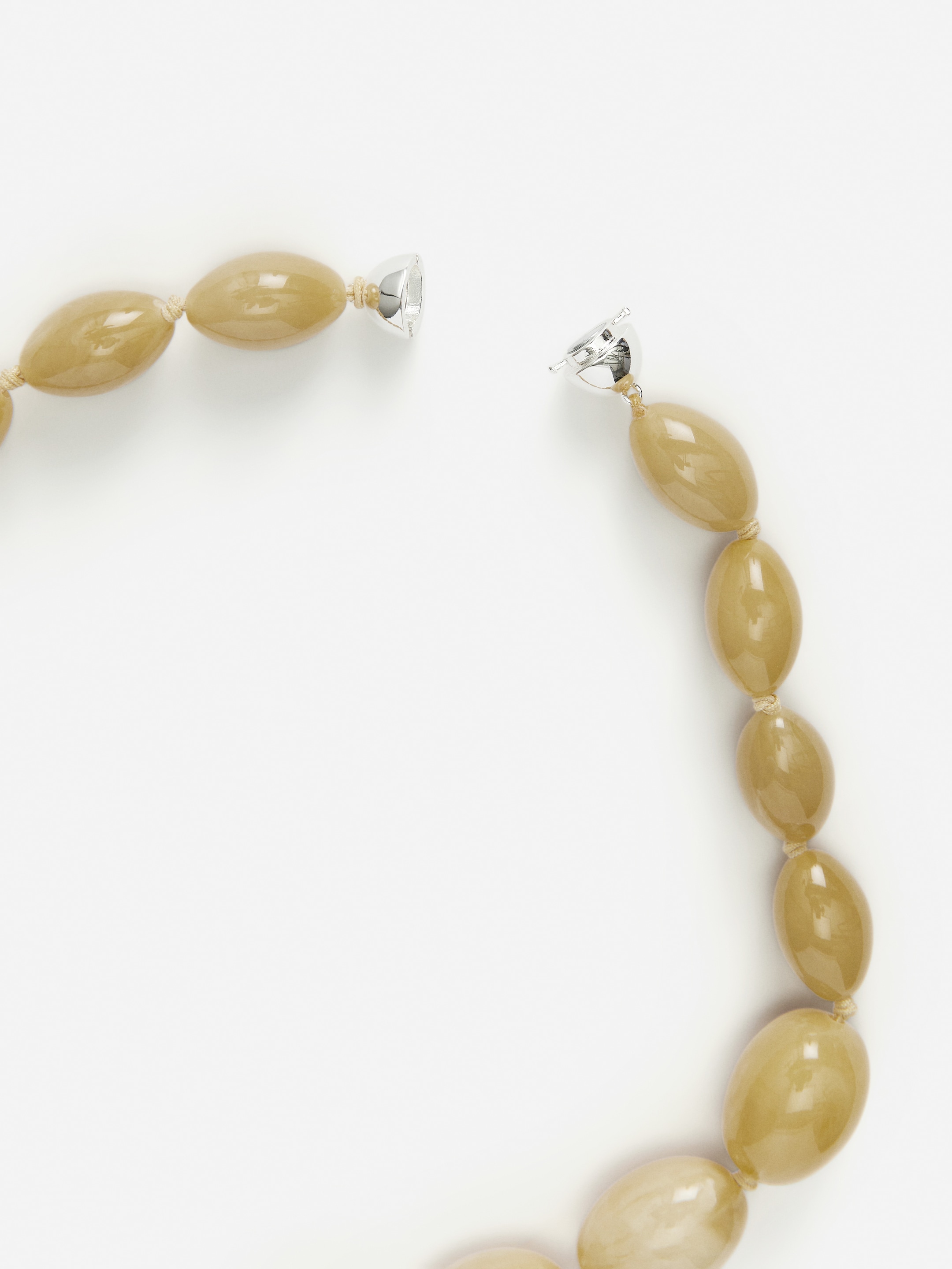 Resin Necklace - Mustard - Women - StillMedia/DescriptiveDetail - 2