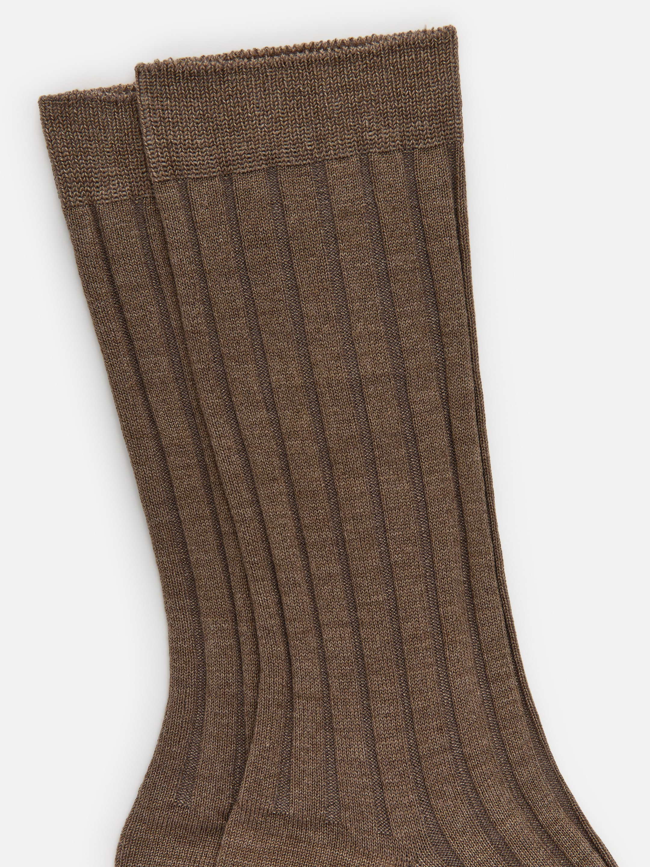 Ribbed Silk-blend Socks - Grey - Women - StillMedia/DescriptiveStillLife - 2
