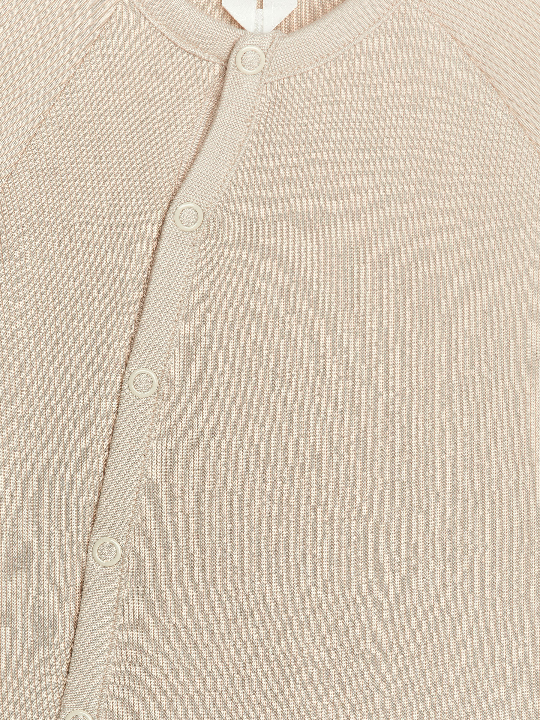 Newborn Smooth Rib Pyjama - Beige - Regular fit - Children - StillMedia/DescriptiveDetail - 1