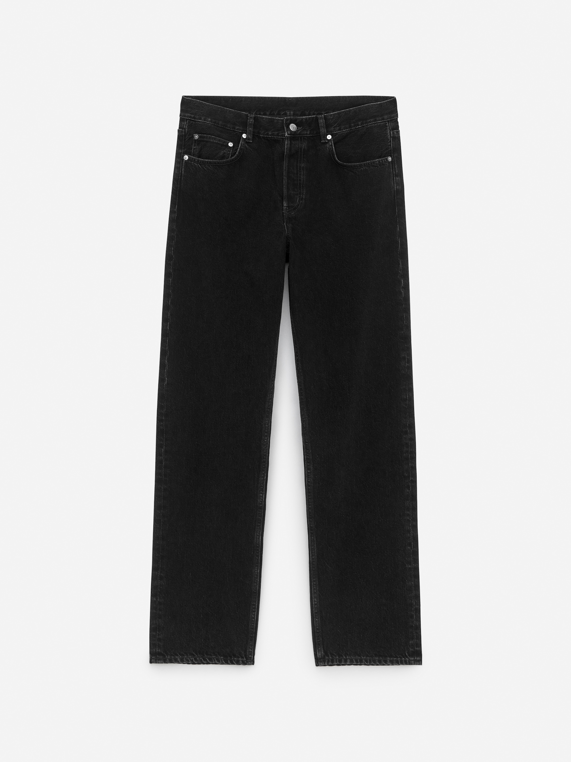OCEAN Loose Straight Jeans-#272628-14065