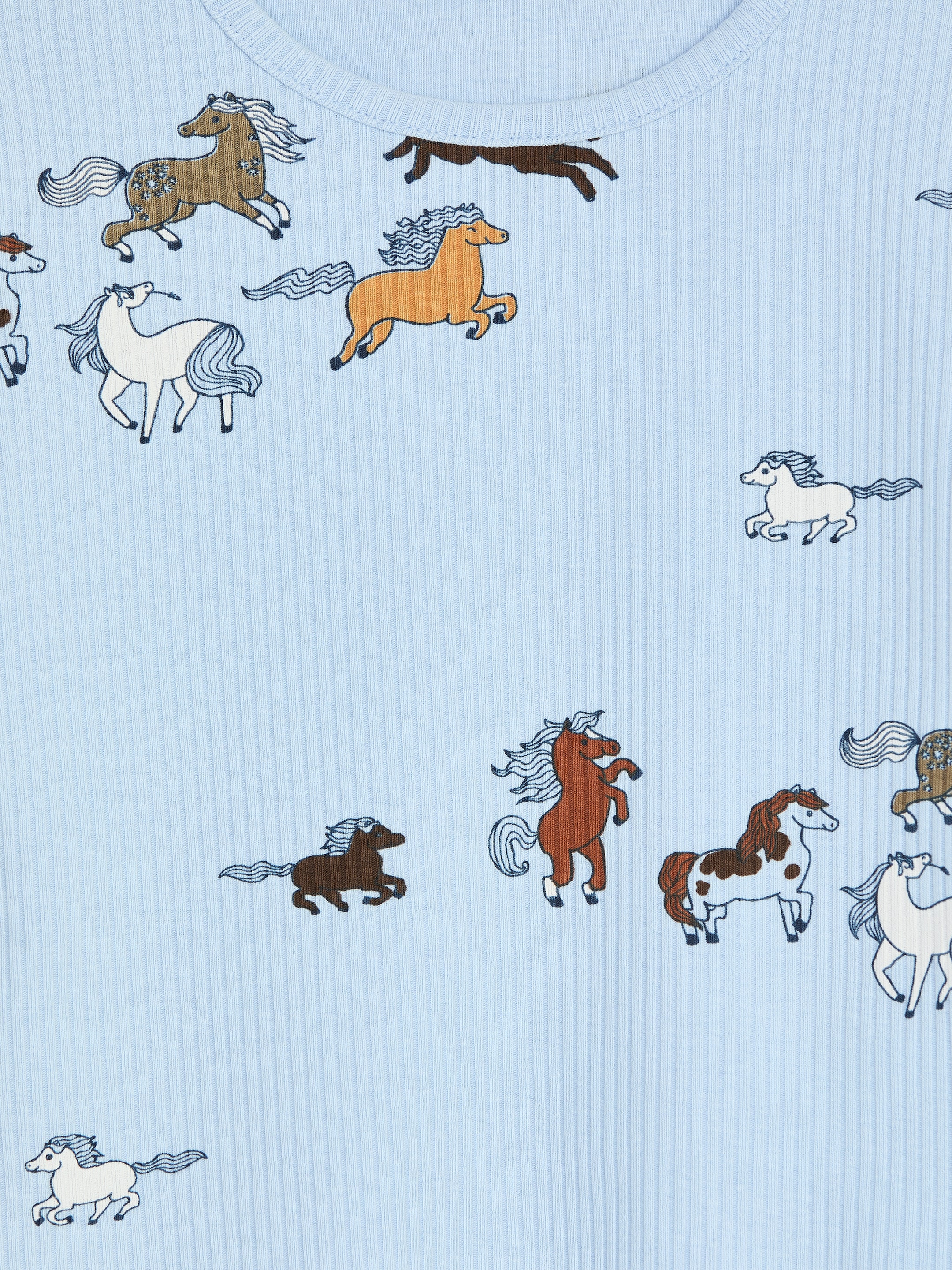 Haut côtelé - Bleu clair/Chevaux - Regular fit - children - StillMedia/DescriptiveDetail - 2