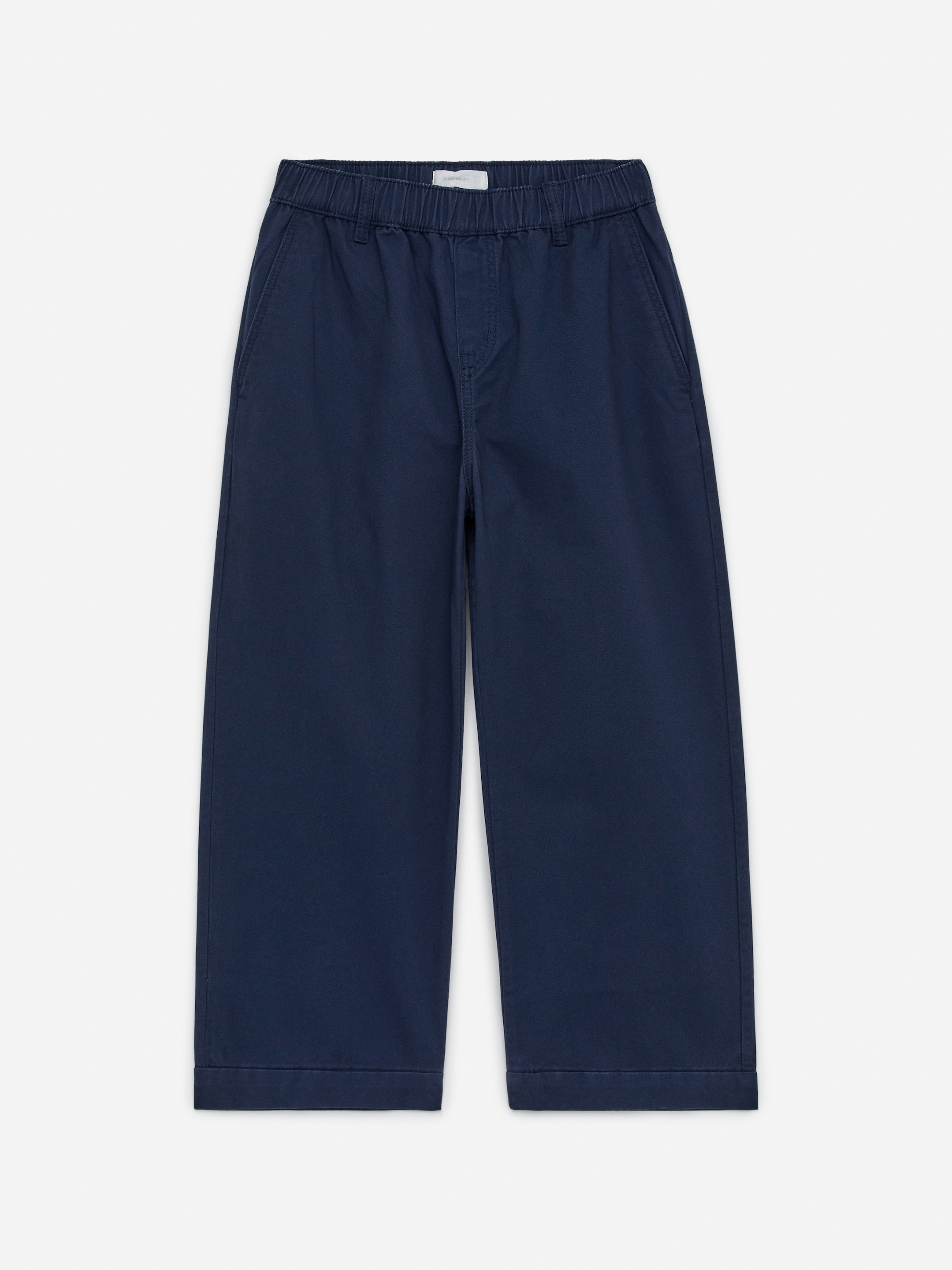 Visa större bild: Chinos med vida ben - Mörkblå - BARN | H&M SE 1