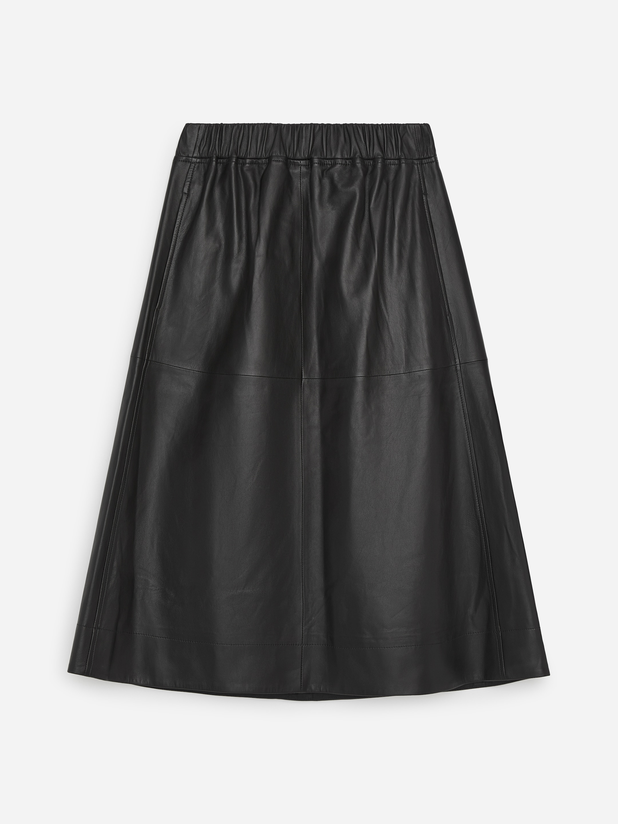 Jupe en cuir à enfiler - Noir - Regular fit - women - StillMedia/DescriptiveStillLife - 1
