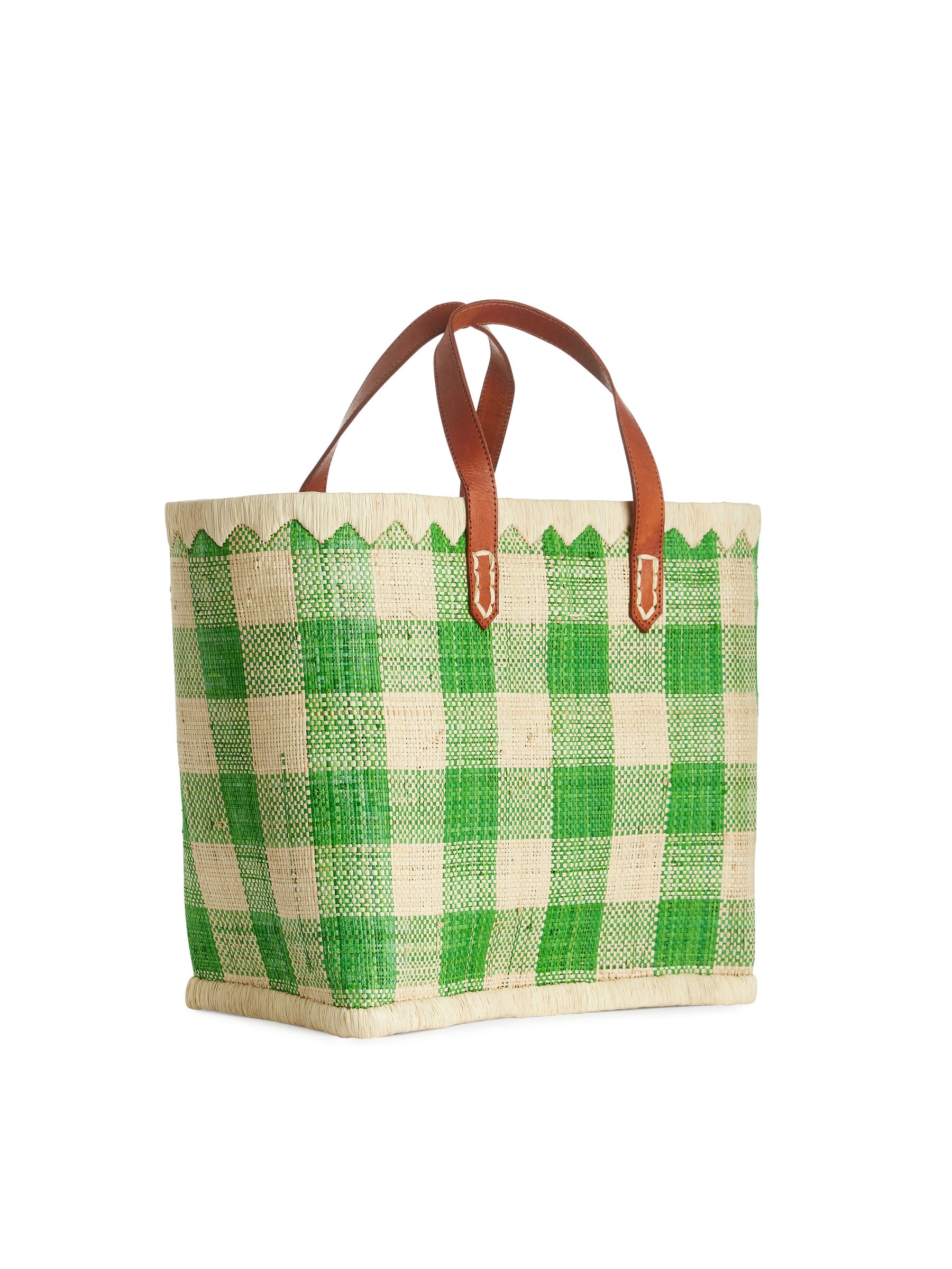 Kleine Raffiabasttasche von A World of Craft - Grün/Beige - Damen - StillMedia/DescriptiveStillLife - 2