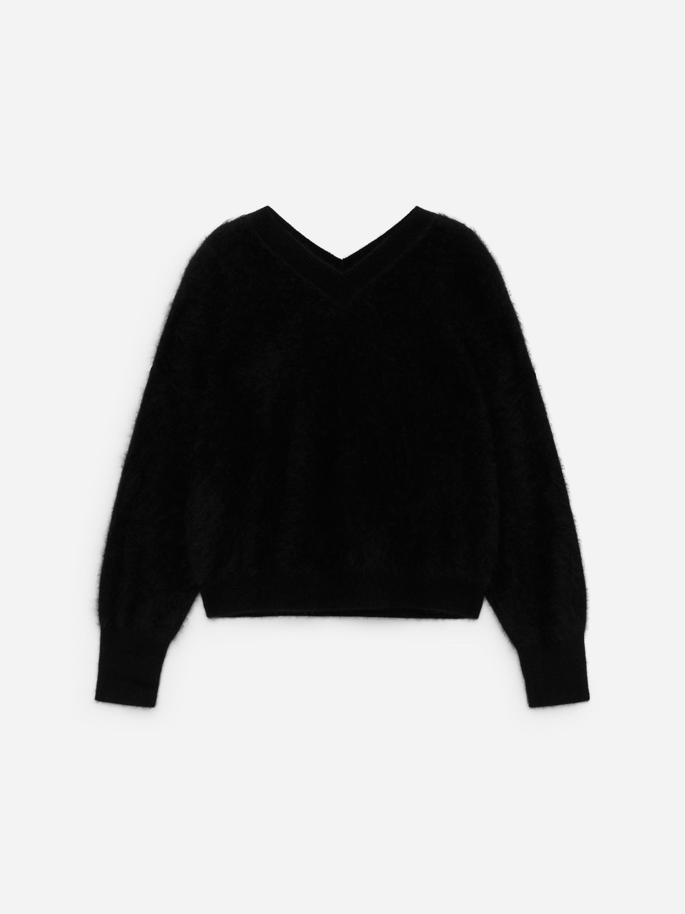 V-Neck Pure Cashmere Jumper-#272627-17425