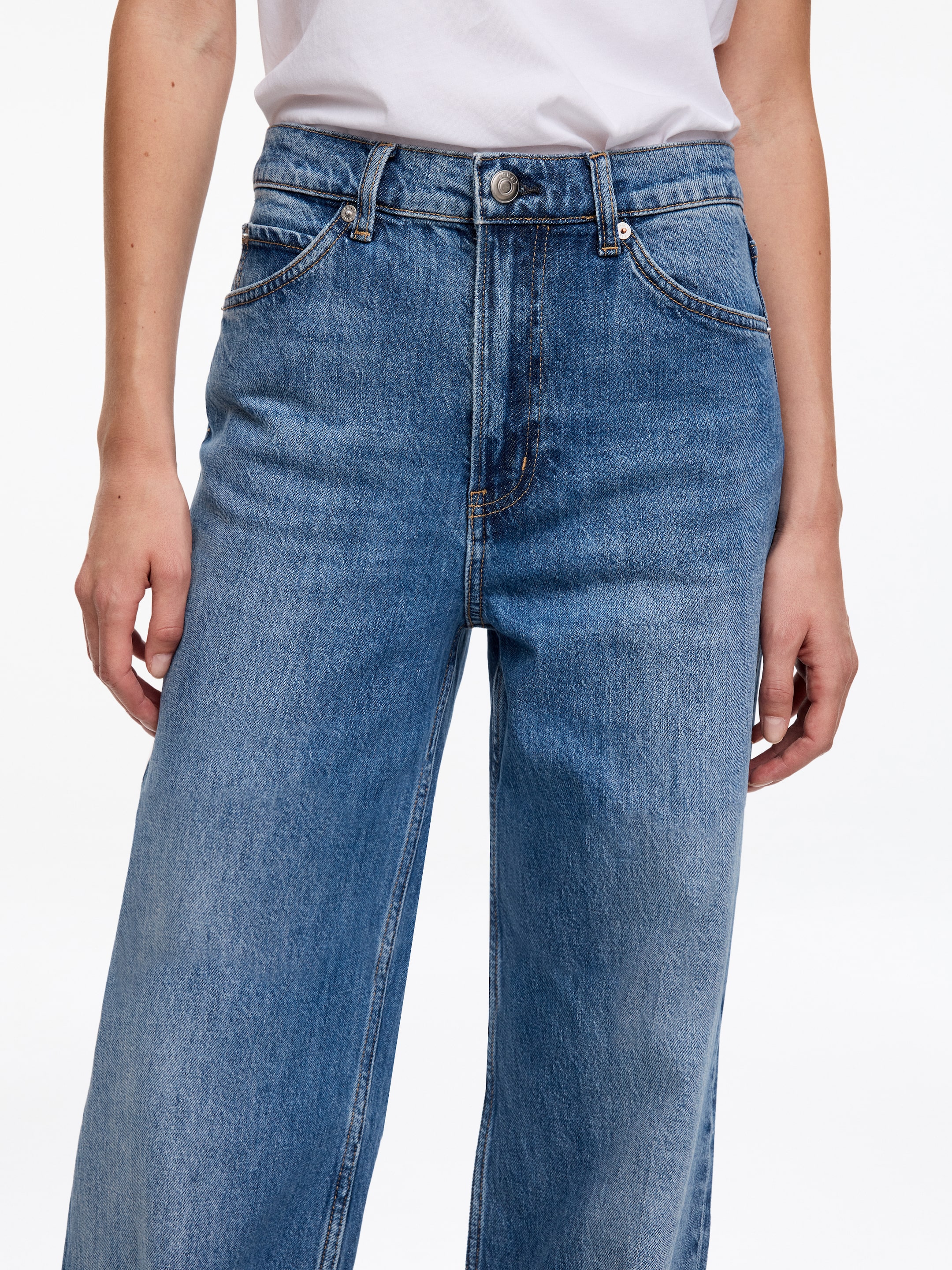 Rozszerzane jeansy LUPINE z wysokim stanem - Jasnoniebieski - Women - StillMedia/Lookbook - 3