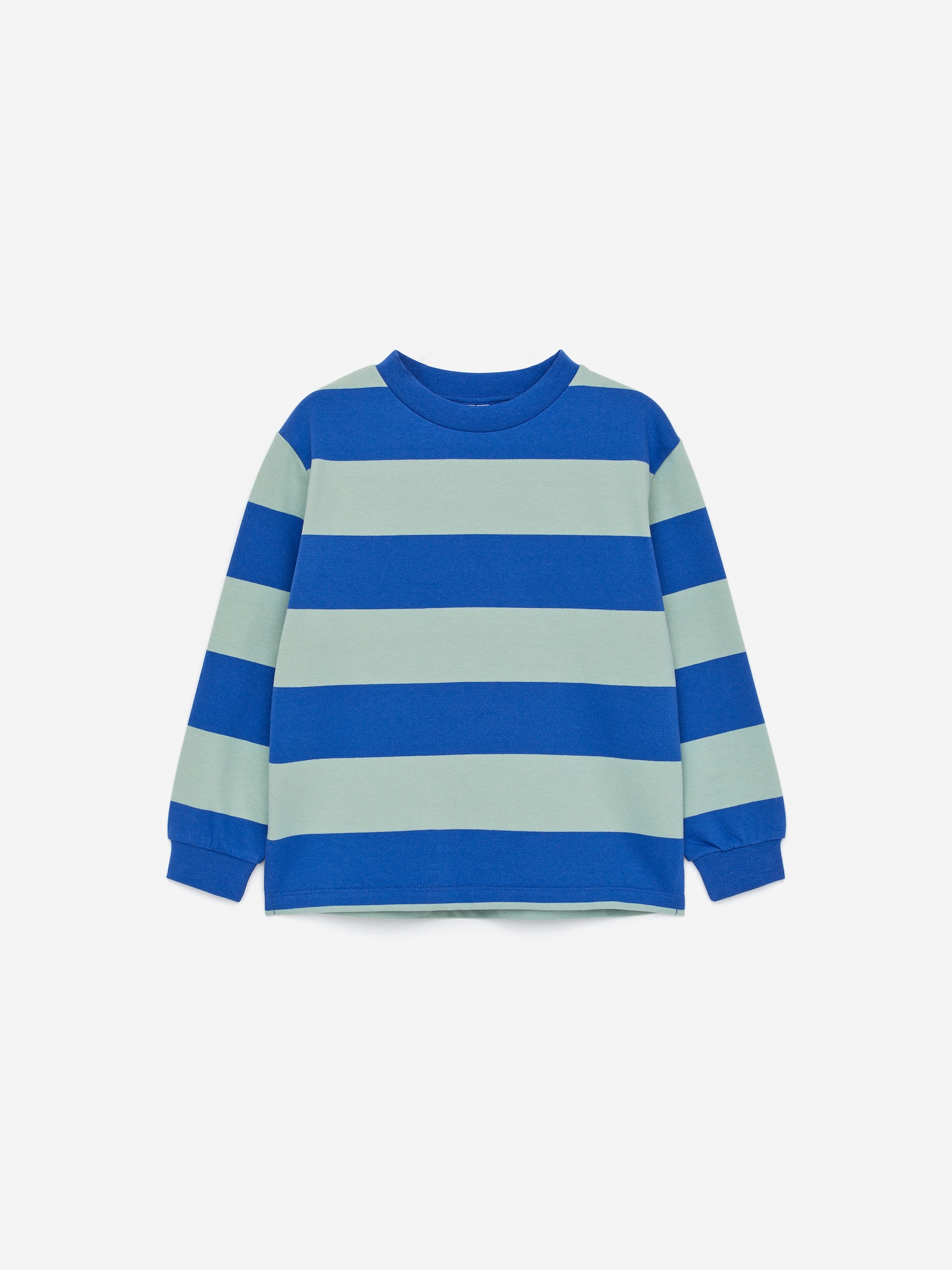 Katoenen sweatshirt - Mintgroen/felblauw/Blauw/donkerblauw
