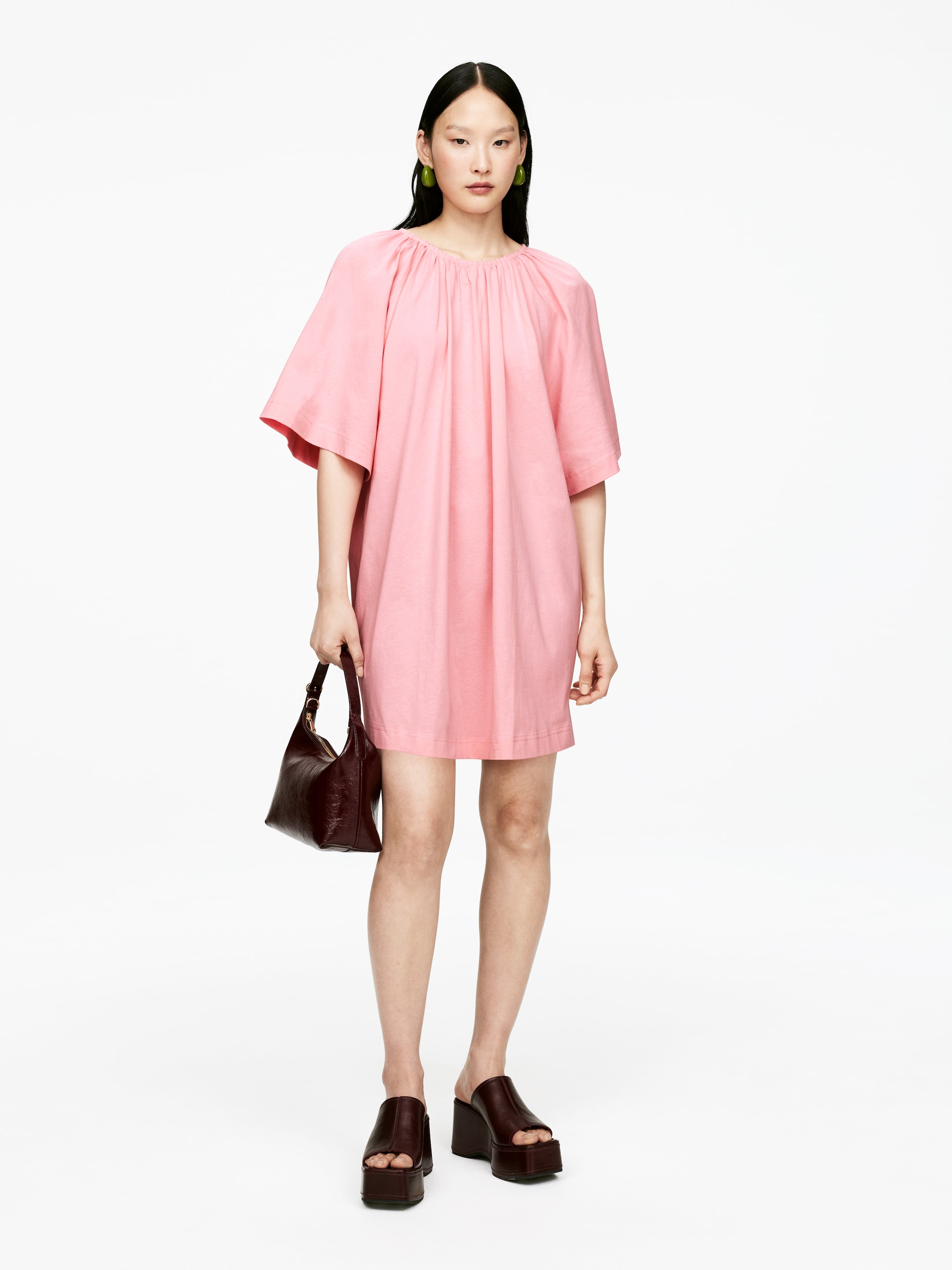 Agrandir l'image: Robe à dos ouvert - Rose - FEMME | H&M FR 1